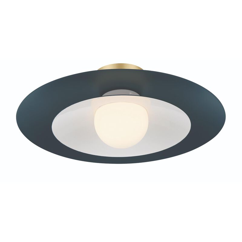 Welsh 18 Inch 1 Light LED Semi Flush Mount by Eurofase Lighting
