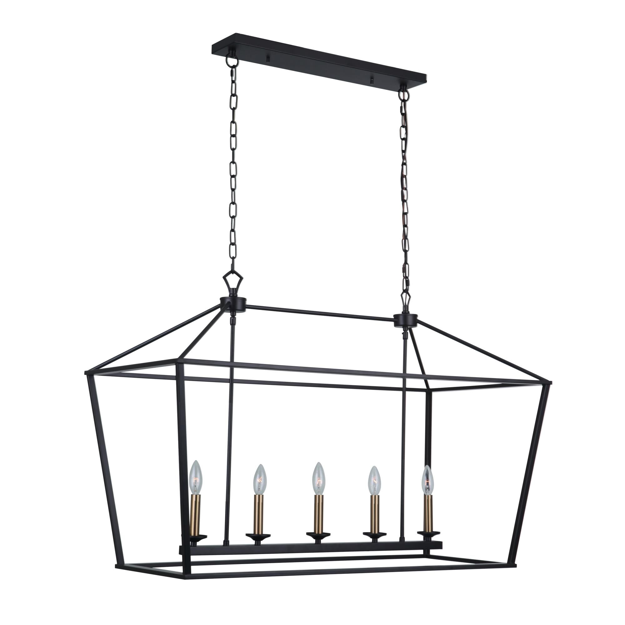 Flynt 40 Inch 5 Light Linear Suspension Light by Craftmade