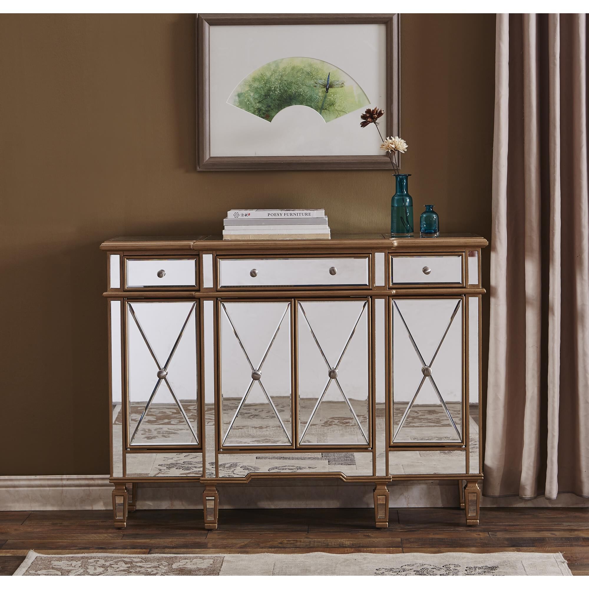 Contempo Credenza by Elegant Decor
