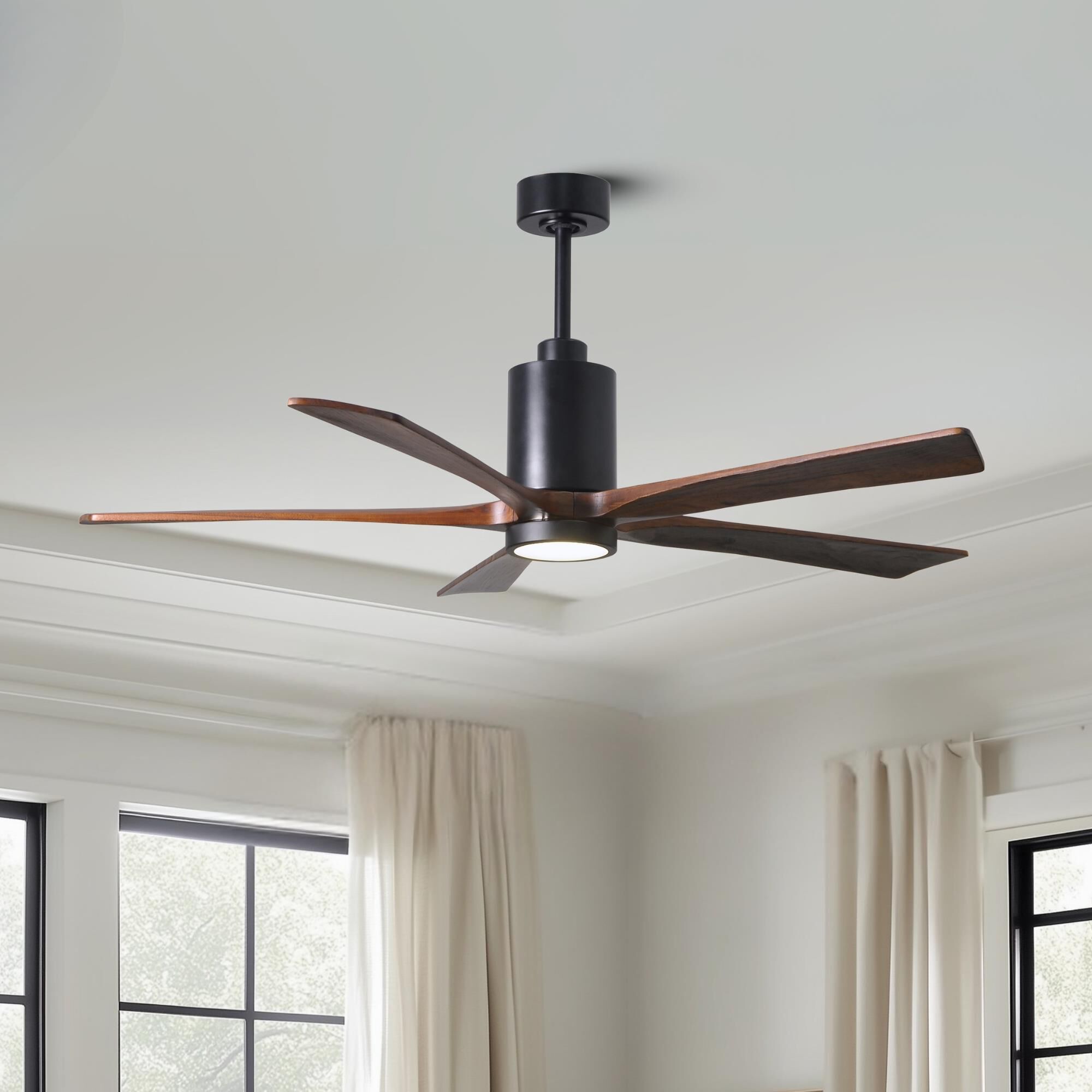 Patricia 60 Inch Ceiling Fan with Light Kit by Matthews Fan Company