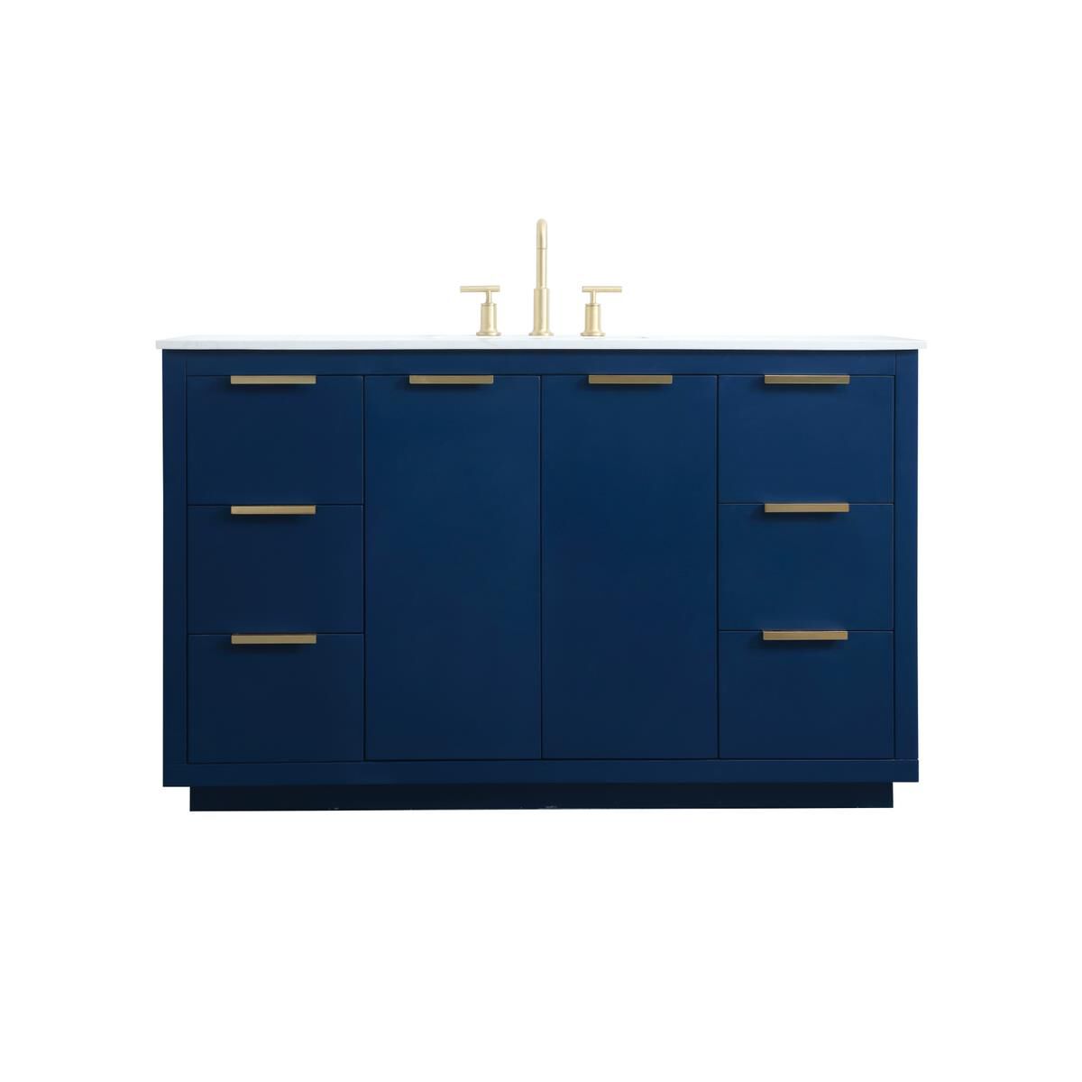 Shown in Blue finish