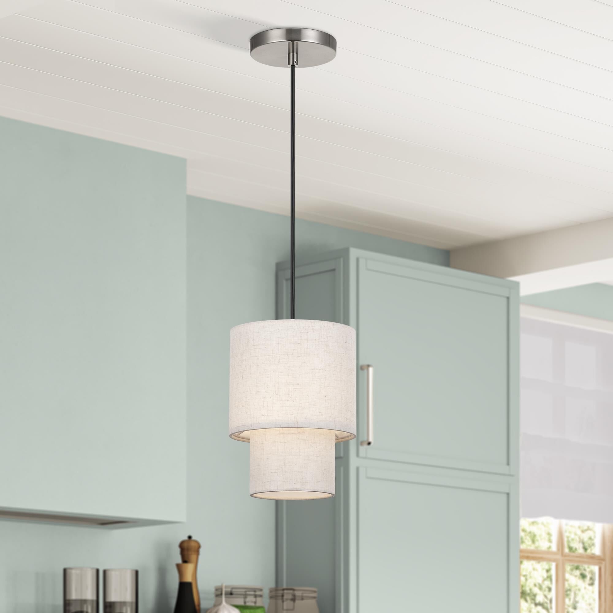 Monroe 7 Inch Mini Pendant by Livex Lighting