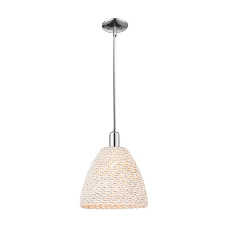 Bruno Marashlian Natural Ballston Dome 12 Inch Mini Pendant by Innovations Lighting