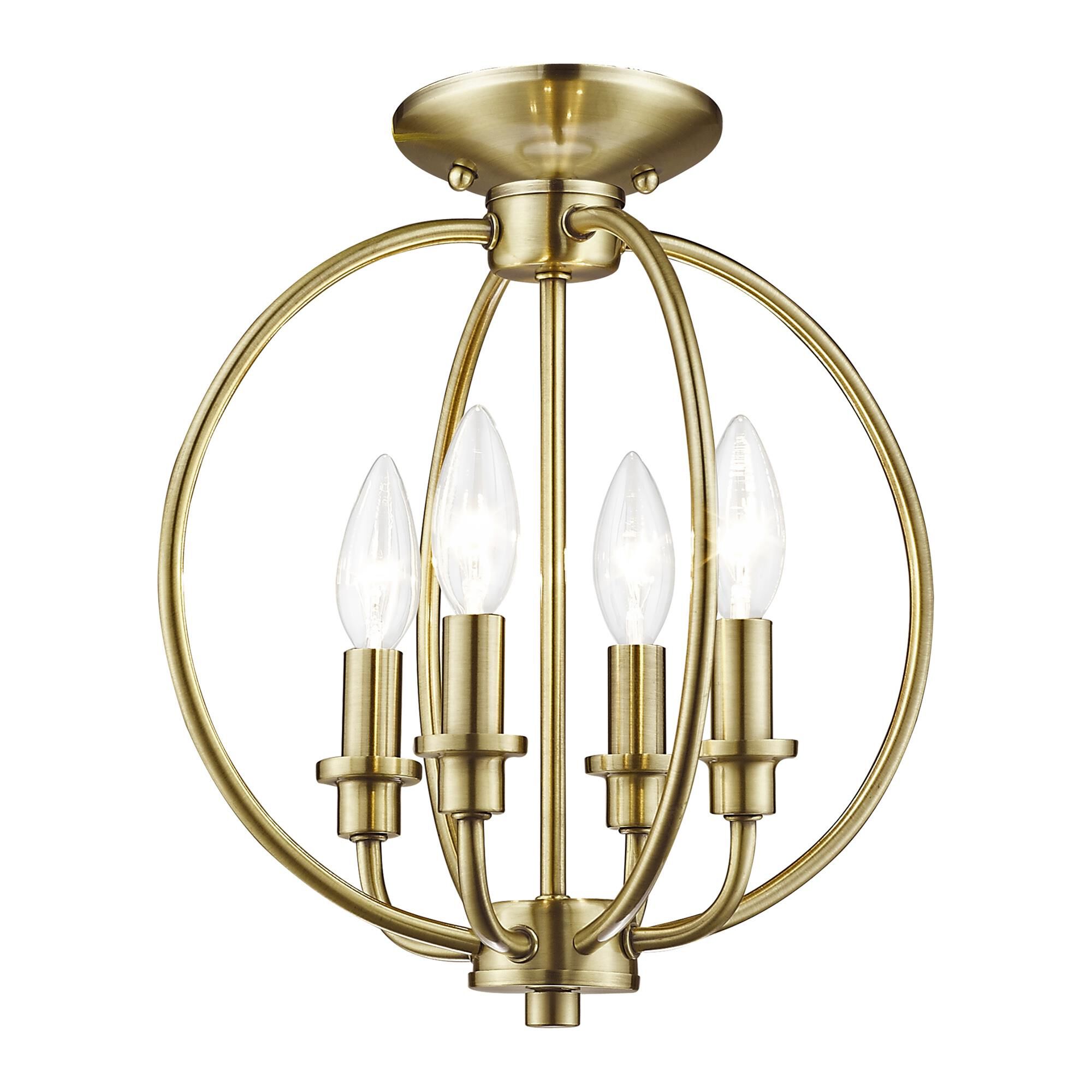 Shown in Antique Brass finish