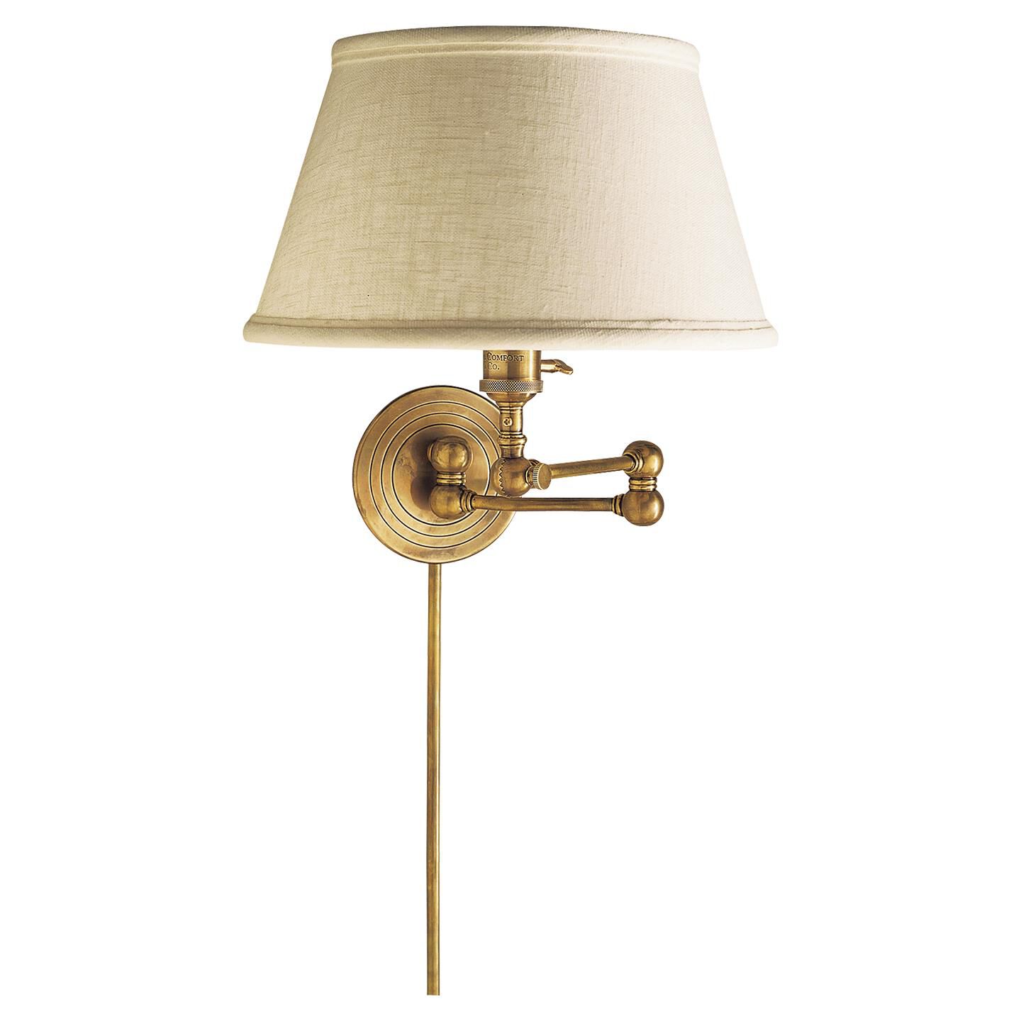 Boston Wall Swing Lamp by Visual Comfort Signature Collection