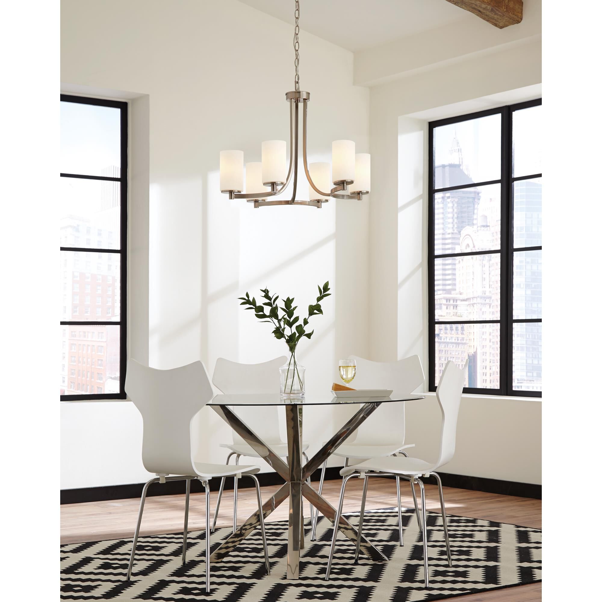 Hettinger 24 Inch 6 Light Chandelier by Generation Lighting