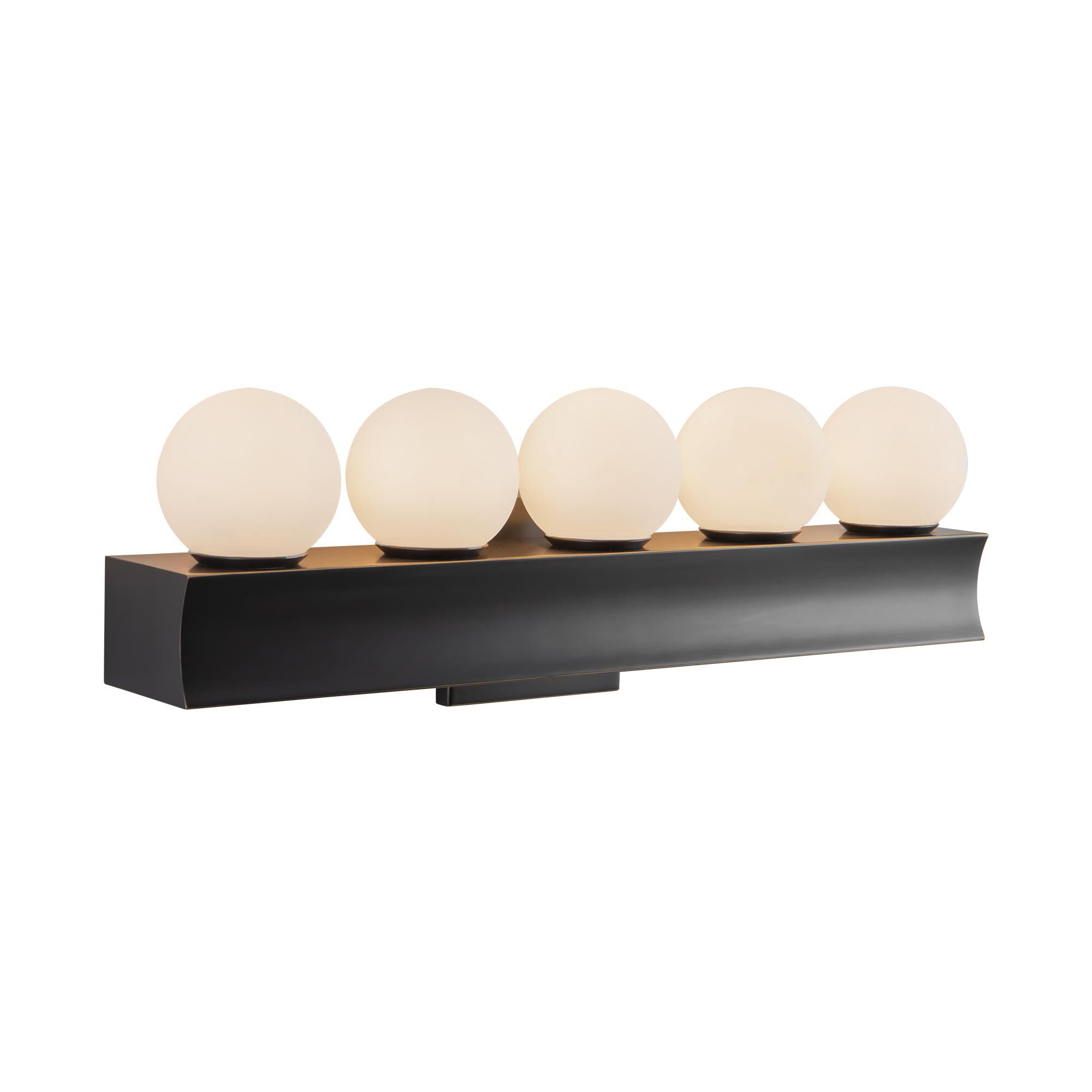 Shown in Urban Bronze finish and Opal glass
