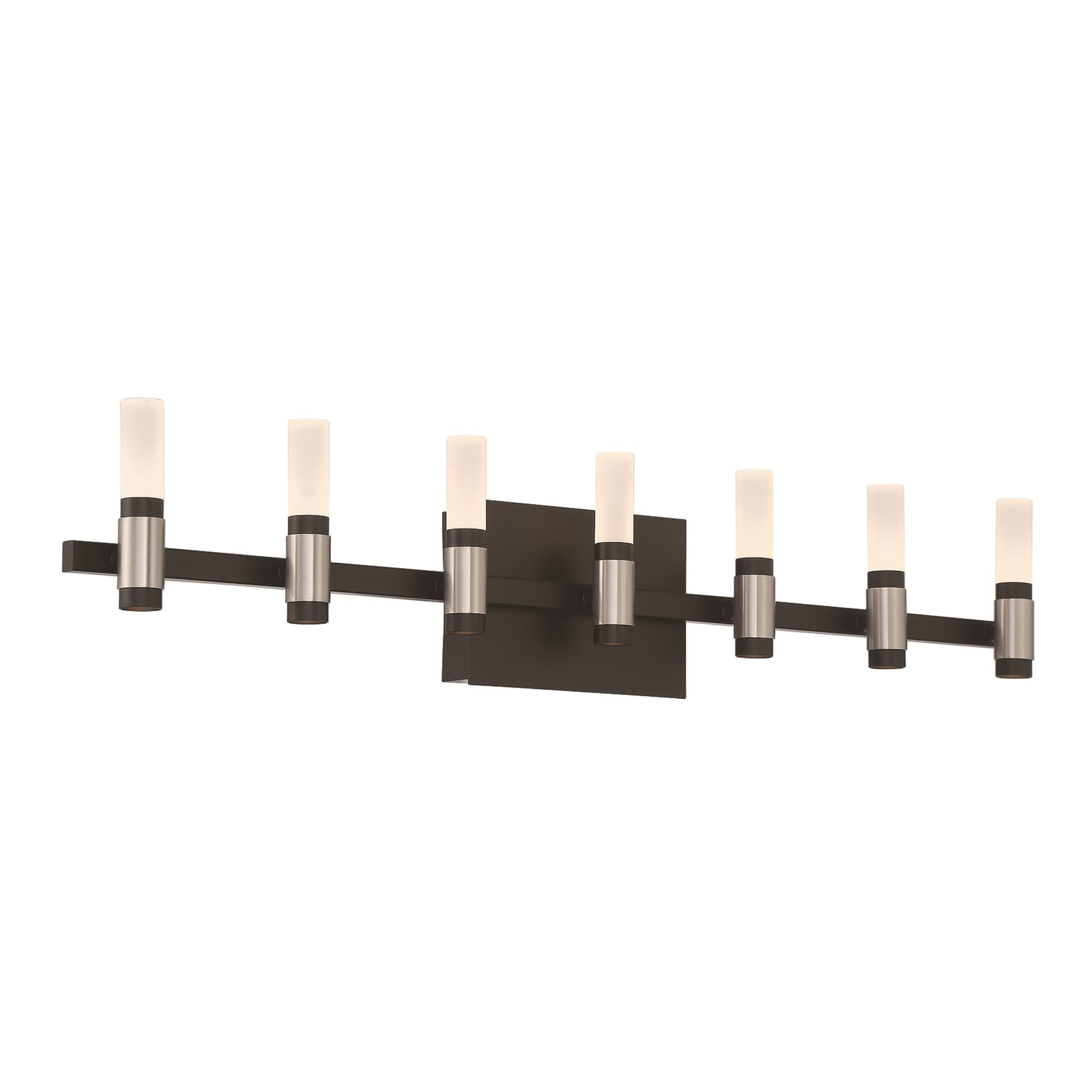 Shown in Black and Nickel finish and Frosted White Acrylic glass