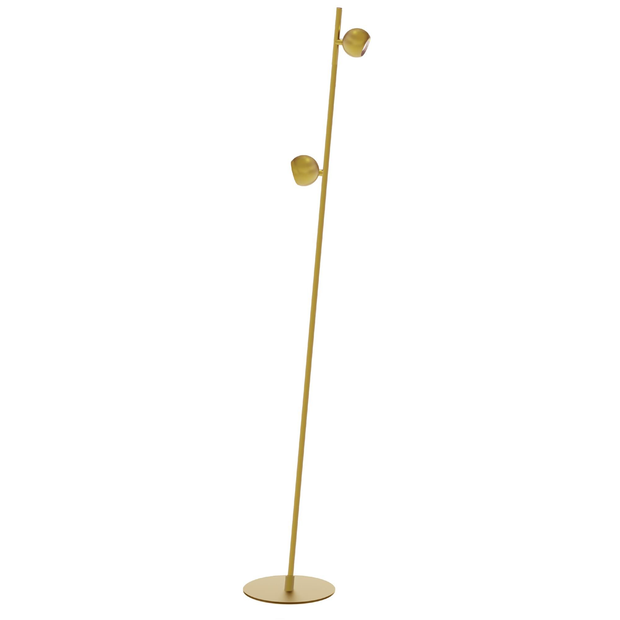Shown in Aged Brass finish and Aged Brass shade