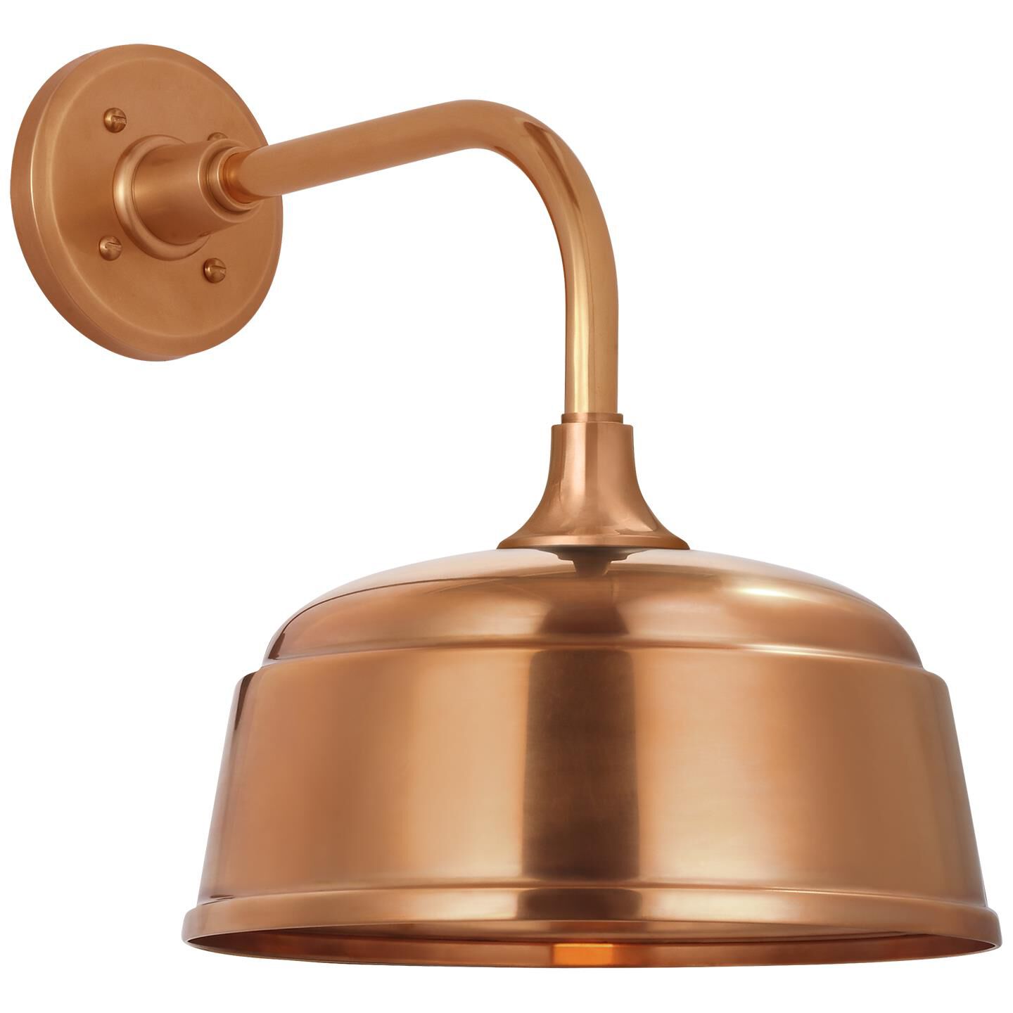 Shown in Soft Copper finish and Soft Copper Rockhouse shade