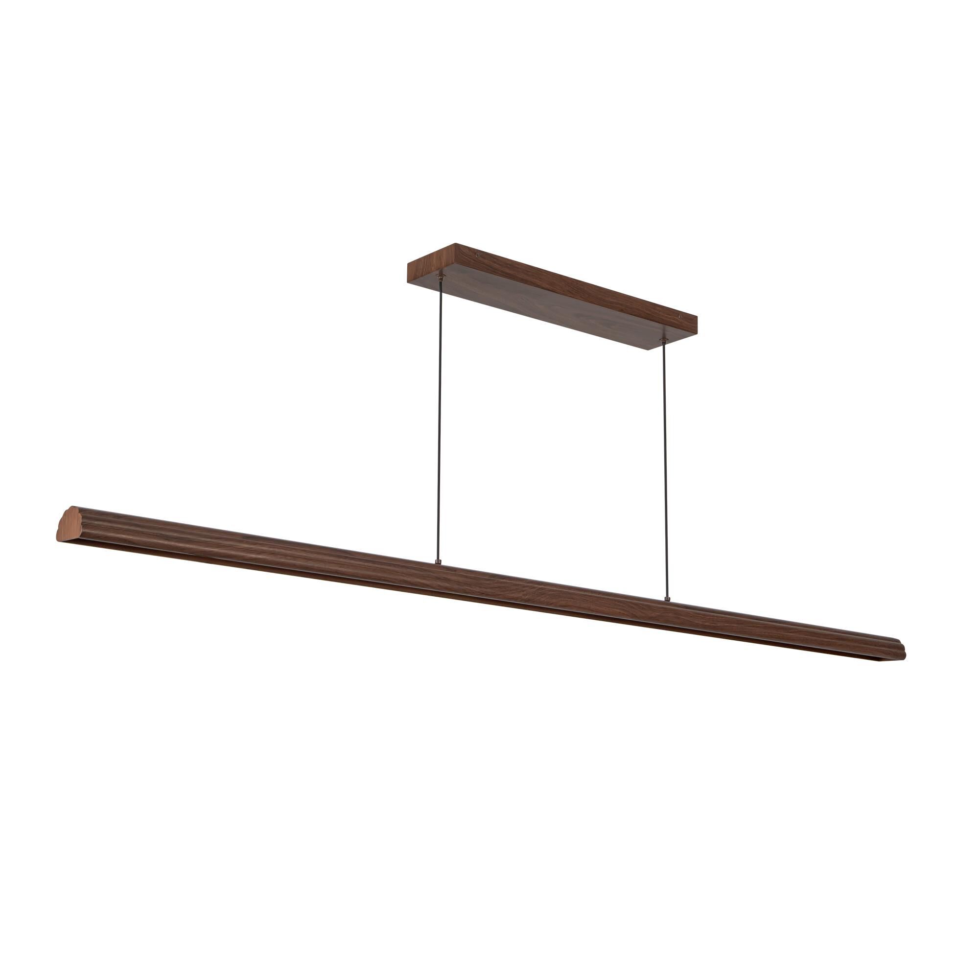 Shown in Walnut finish and Frosted Acrylic Diffuser glass and Aluminum shade