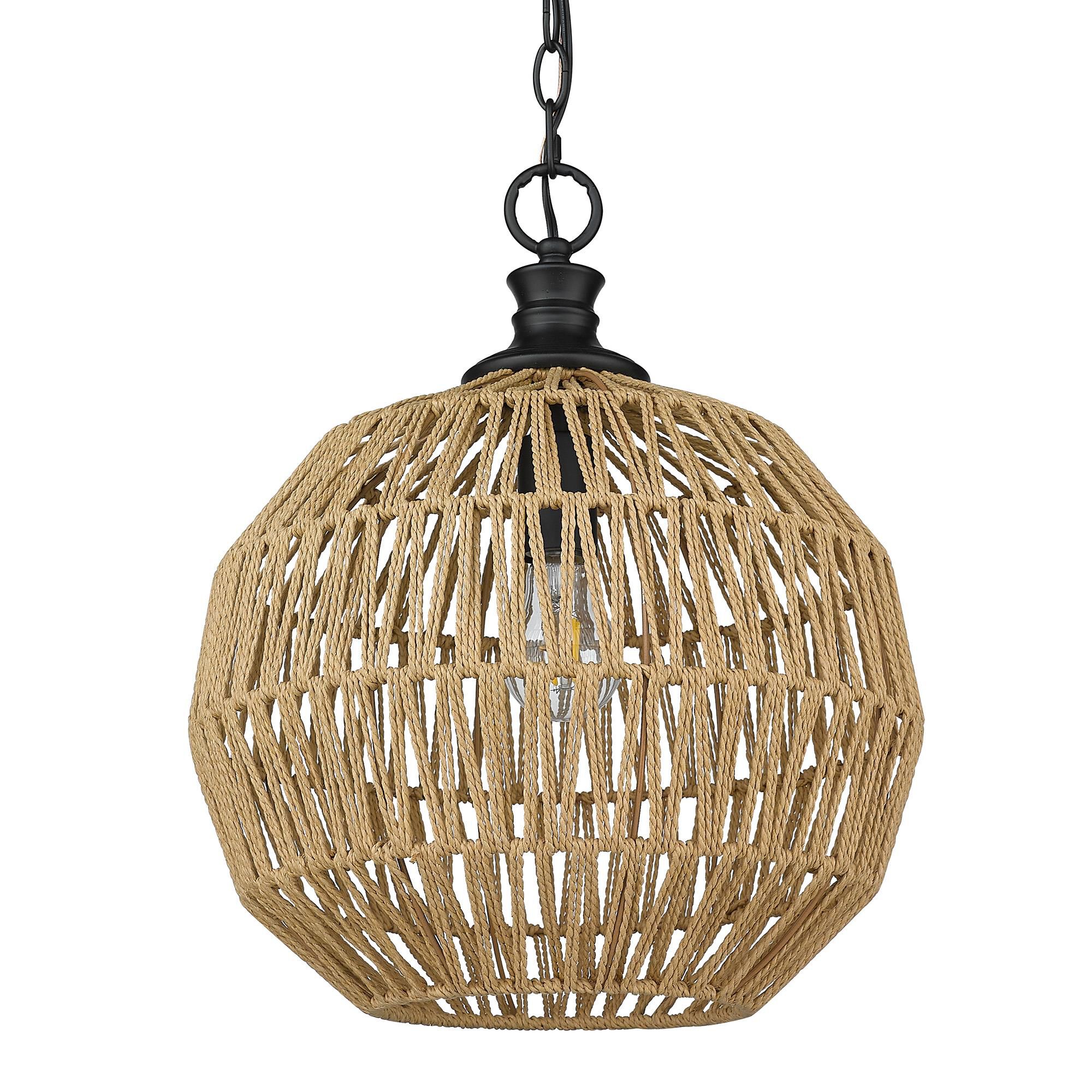 Florence 14 Inch Large Pendant by Golden Lighting