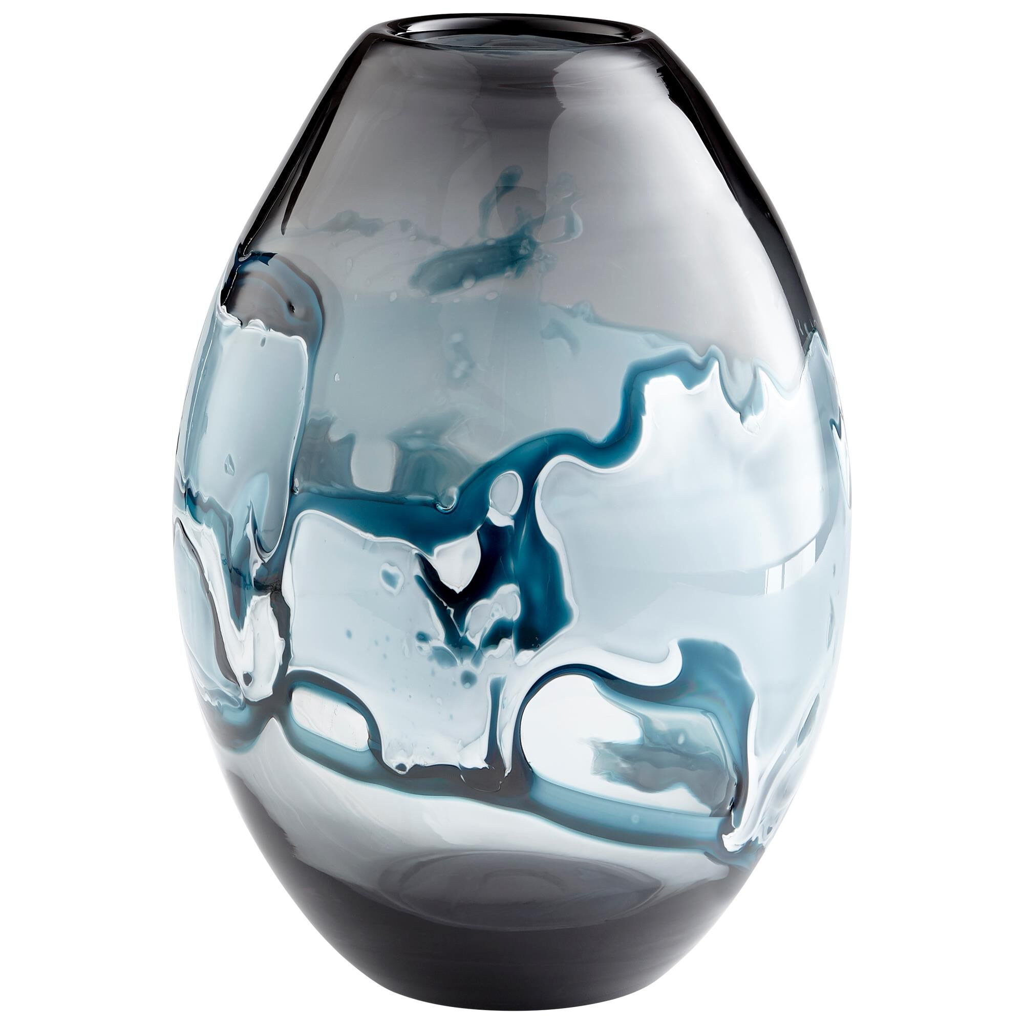 Shown in Blue And White finish