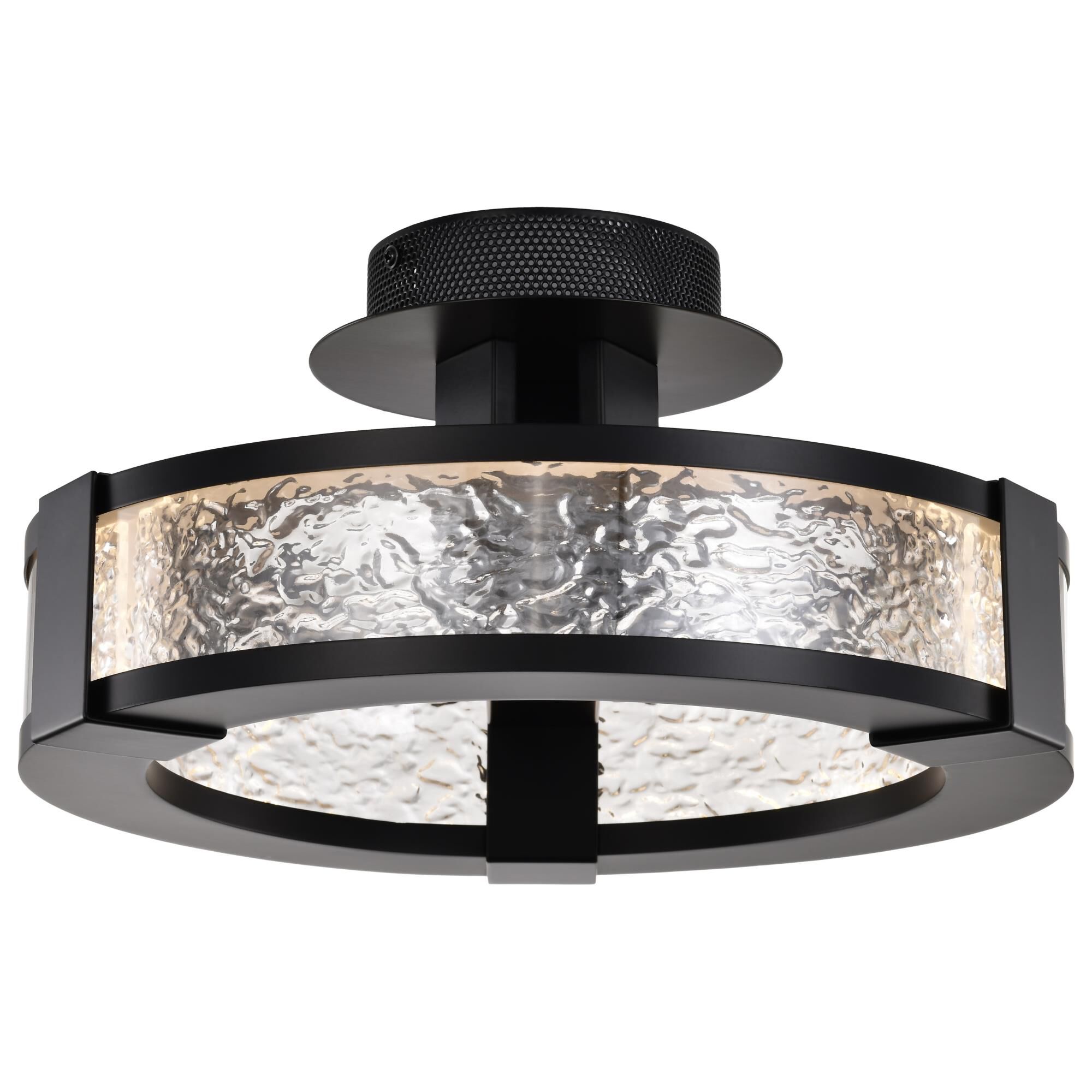 Darrow 14 Inch Semi Flush Mount by Nuvo Lighting