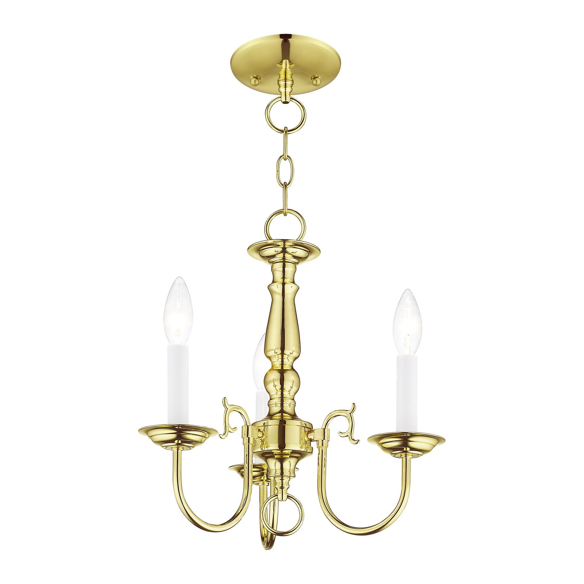 Shown in Polished Brass finish