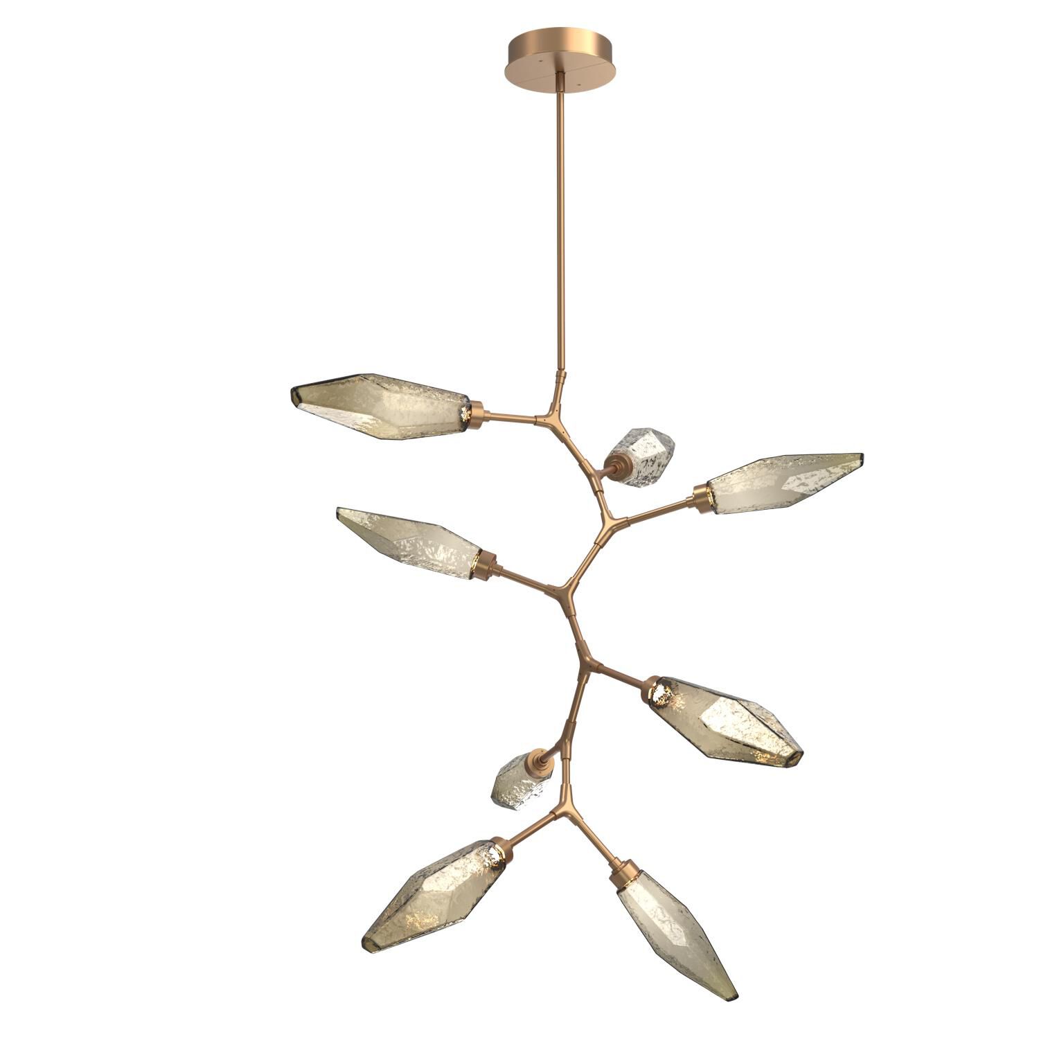 Rock Crystal Multi Light Pendant by Hammerton Studio