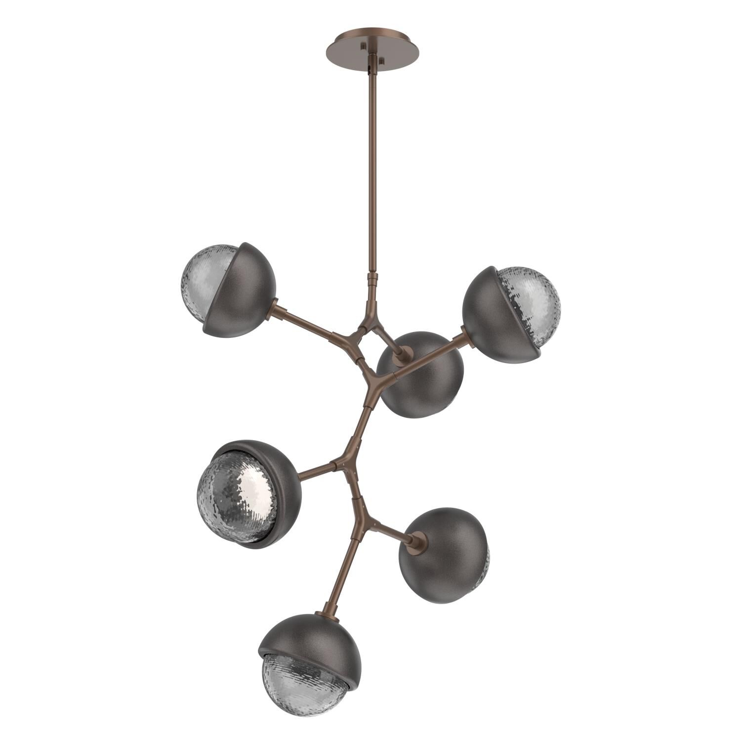Shown in Burnished Bronze finish and Smoke glass and Graphite accent