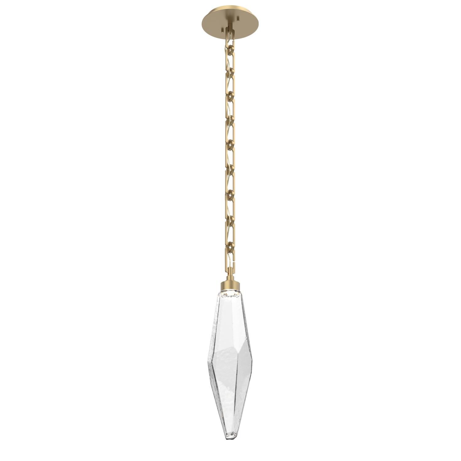 Levi Wilson Rock Crystal 6 Inch Mini Pendant by Hammerton Studio