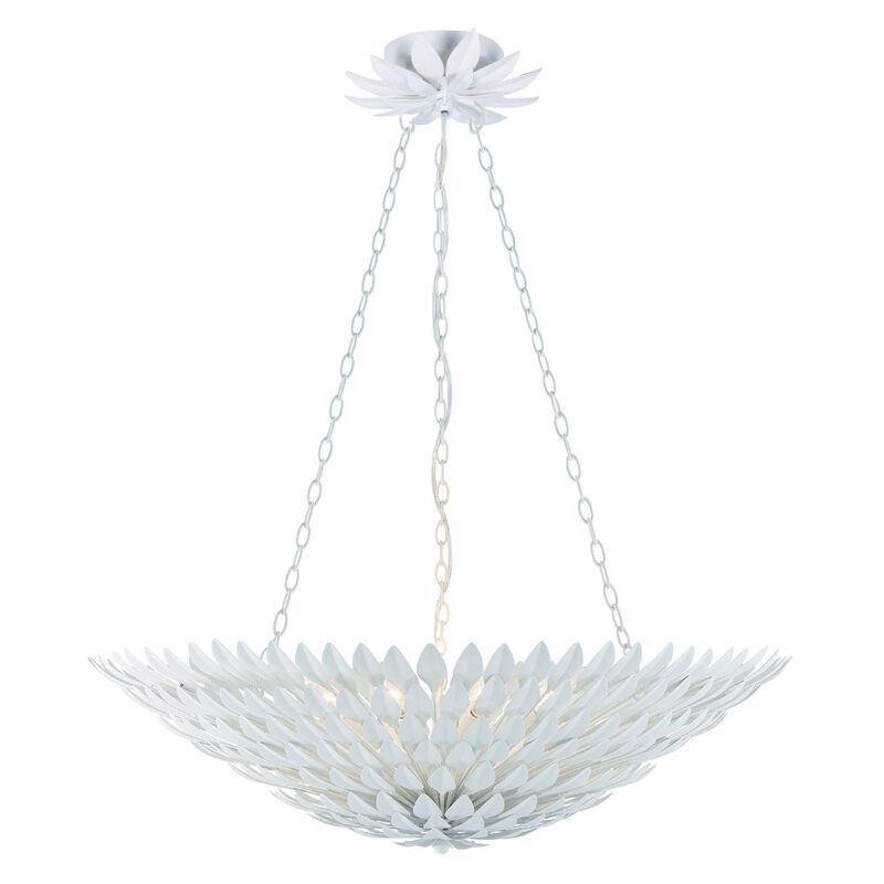 Broche 30 Inch 8 Light Chandelier by Crystorama
