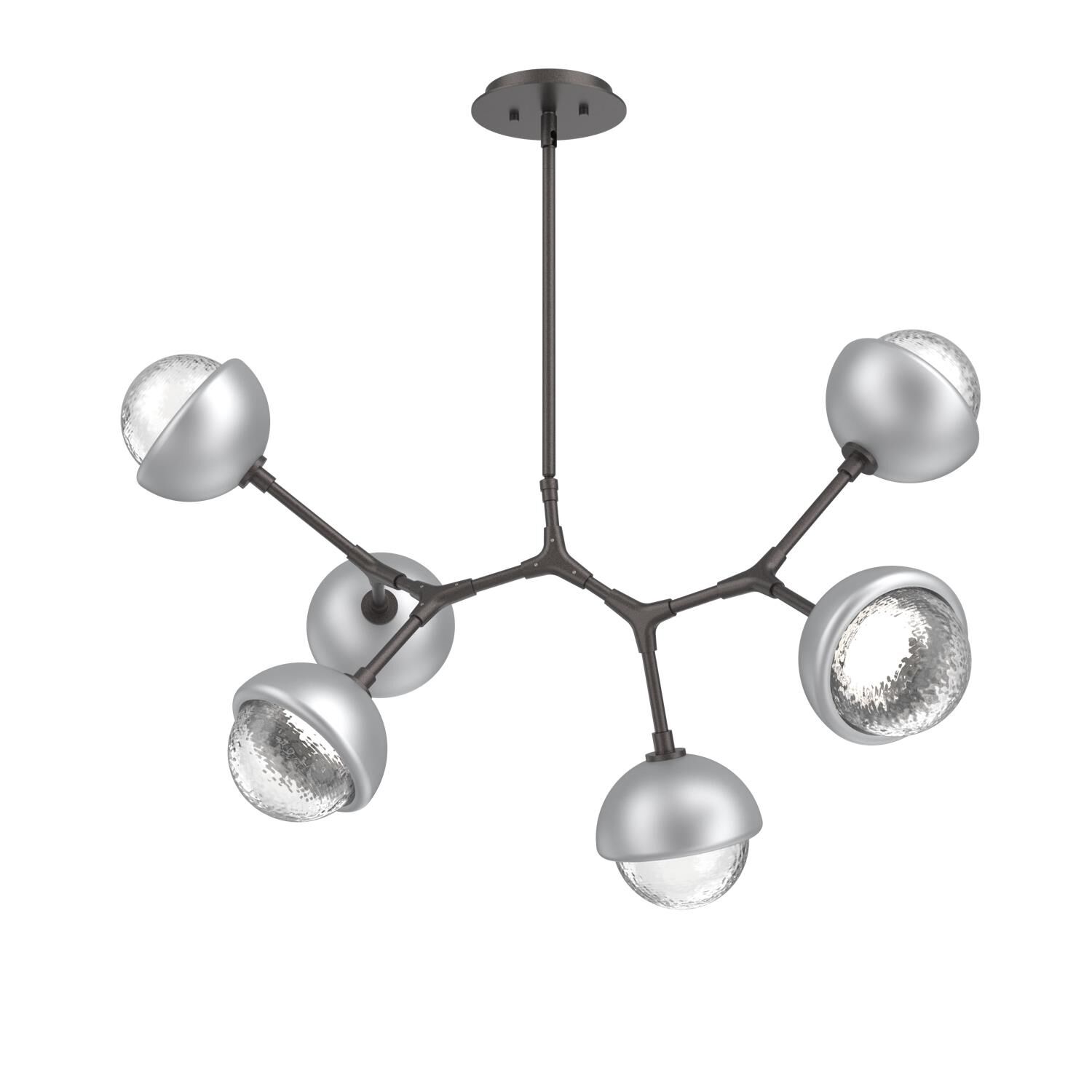 Levi Wilson Cabochon 31 Inch Linear Suspension Light by Hammerton Studio
