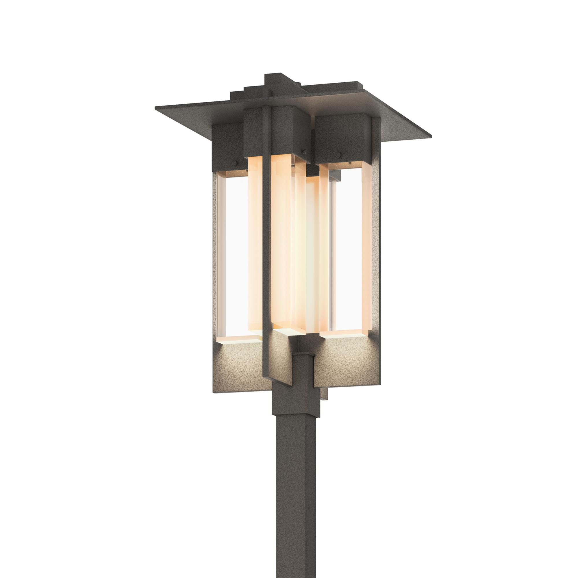 Shown in Natural Iron finish and Clear  glass