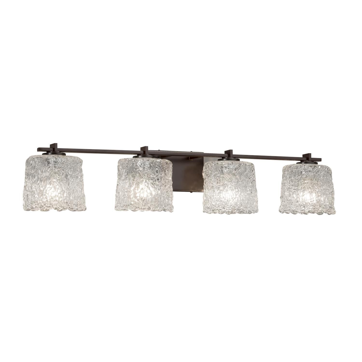 Veneto Luce 36 Inch 4 Light Bath Vanity Light by Justice Design Group