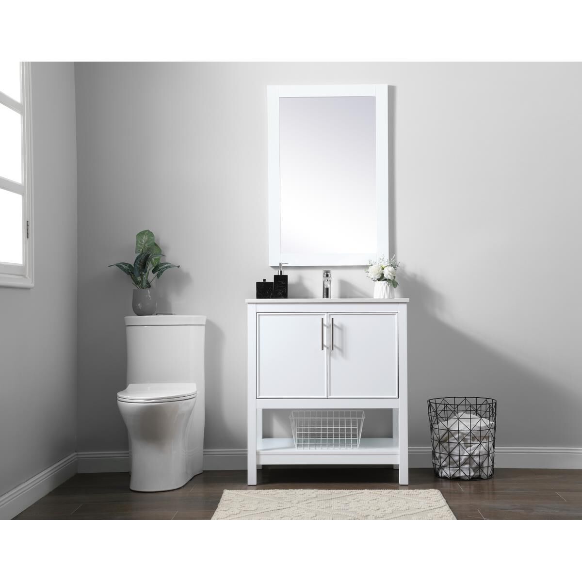 Everett 30 Inch Bath Vanity by Elegant Decor