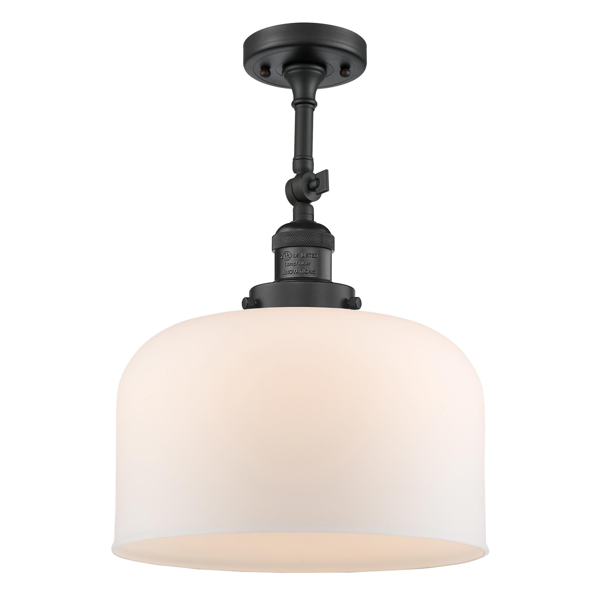Shown in Matte Black finish and Matte White Cased glass