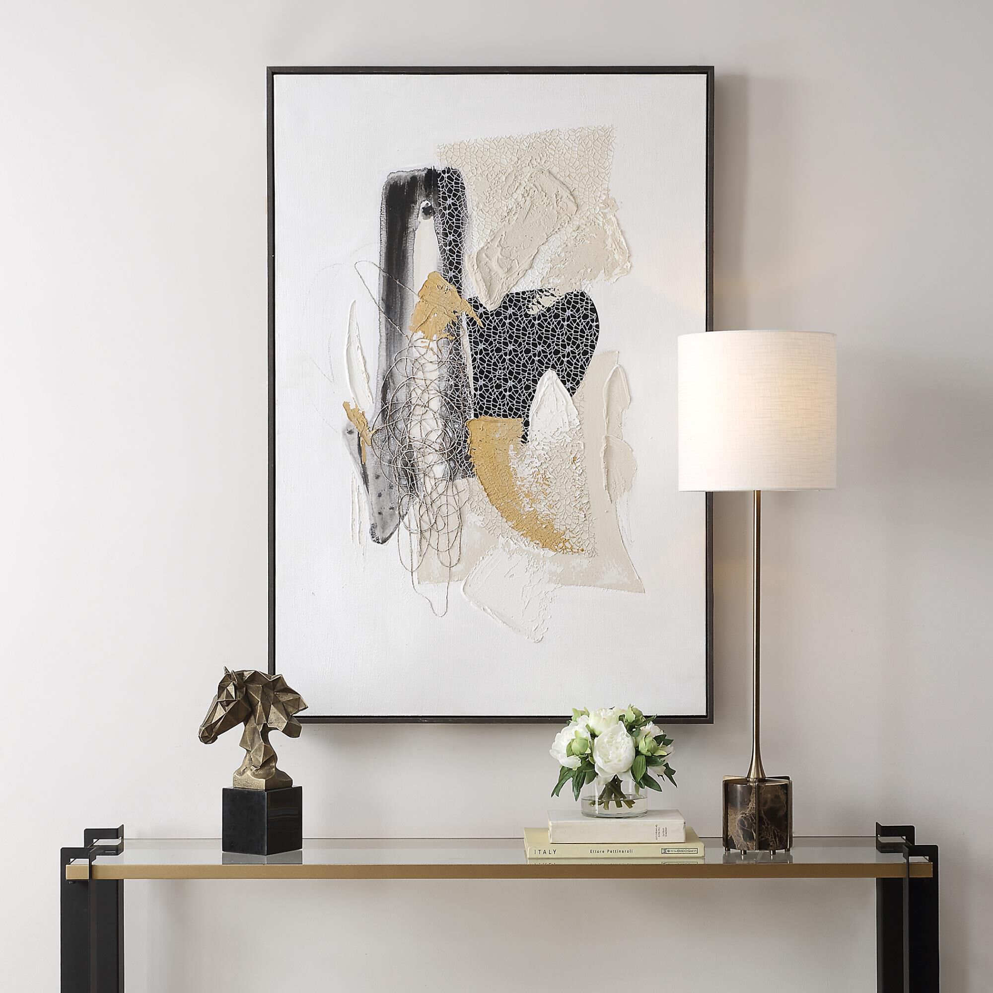 Shown in Black, Gold and White finish