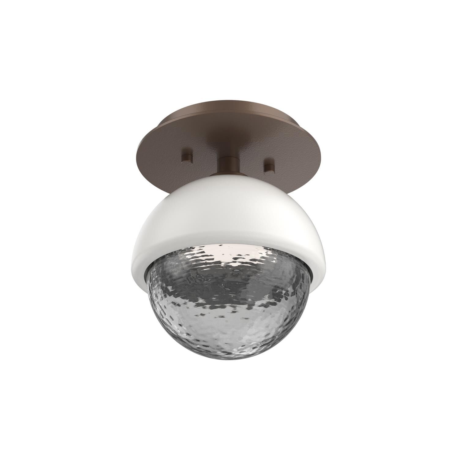 Shown in Burnished Bronze finish and Smoke glass and Salt White accent