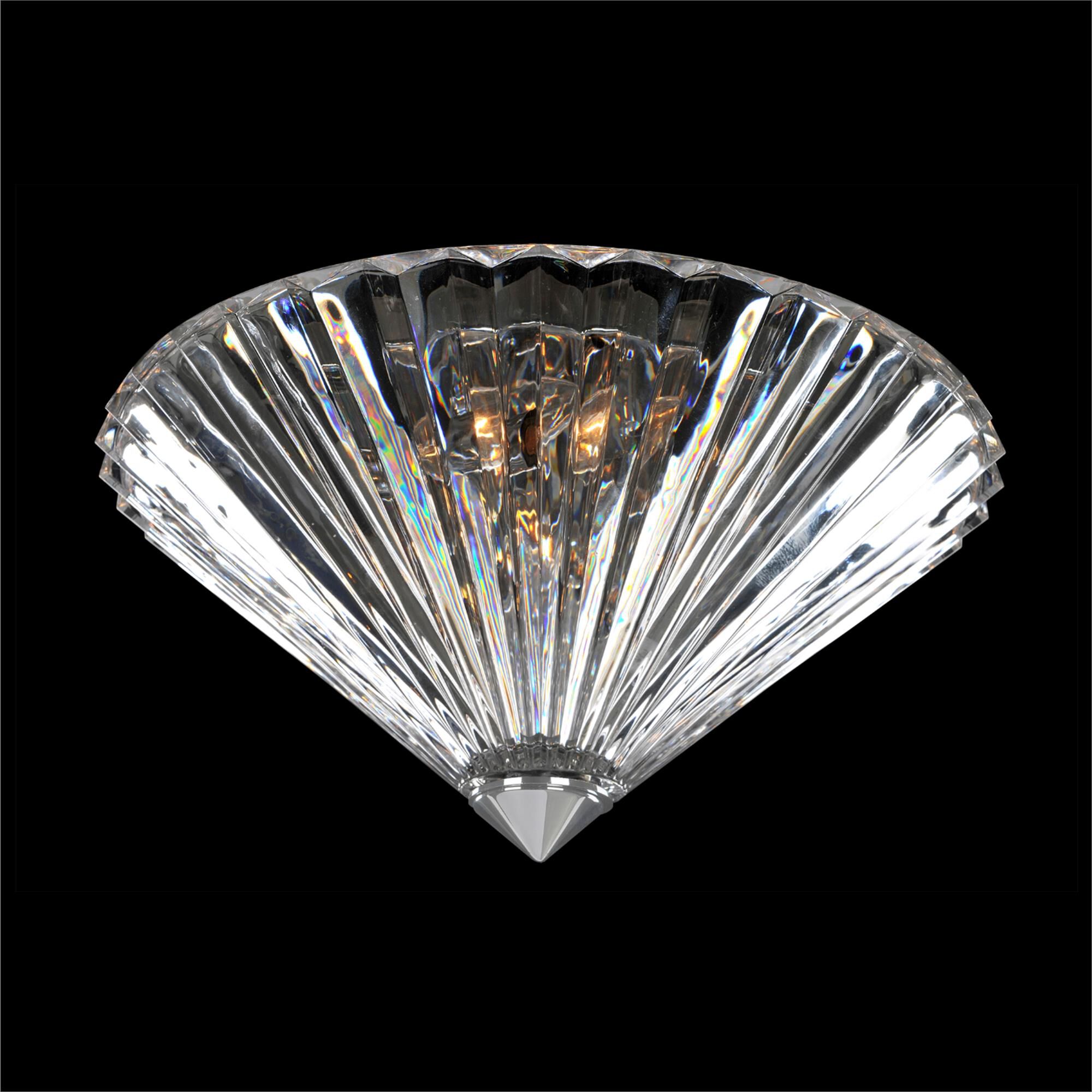 Shown in Chrome finish and Firenze Clear crystal