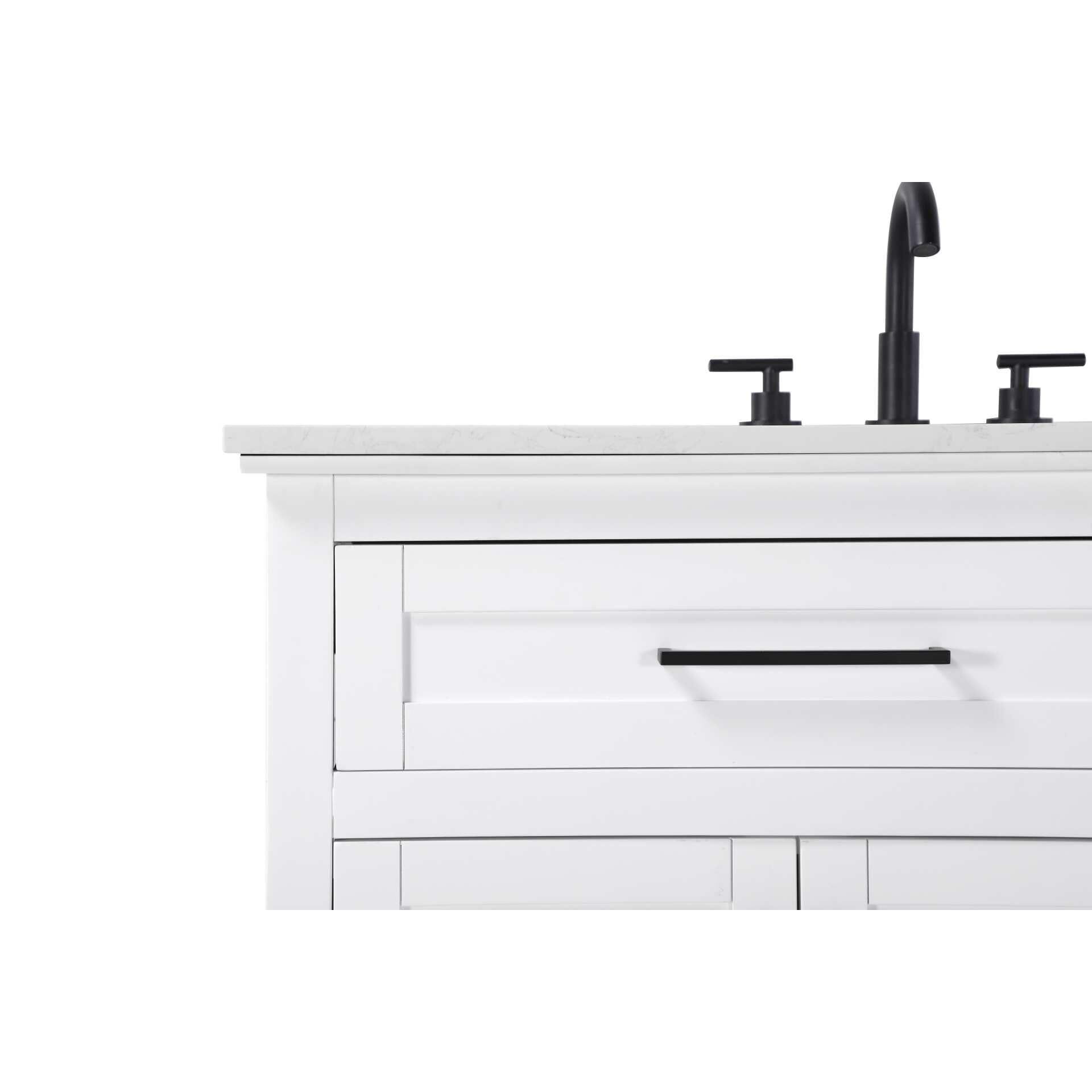 Shown in White finish