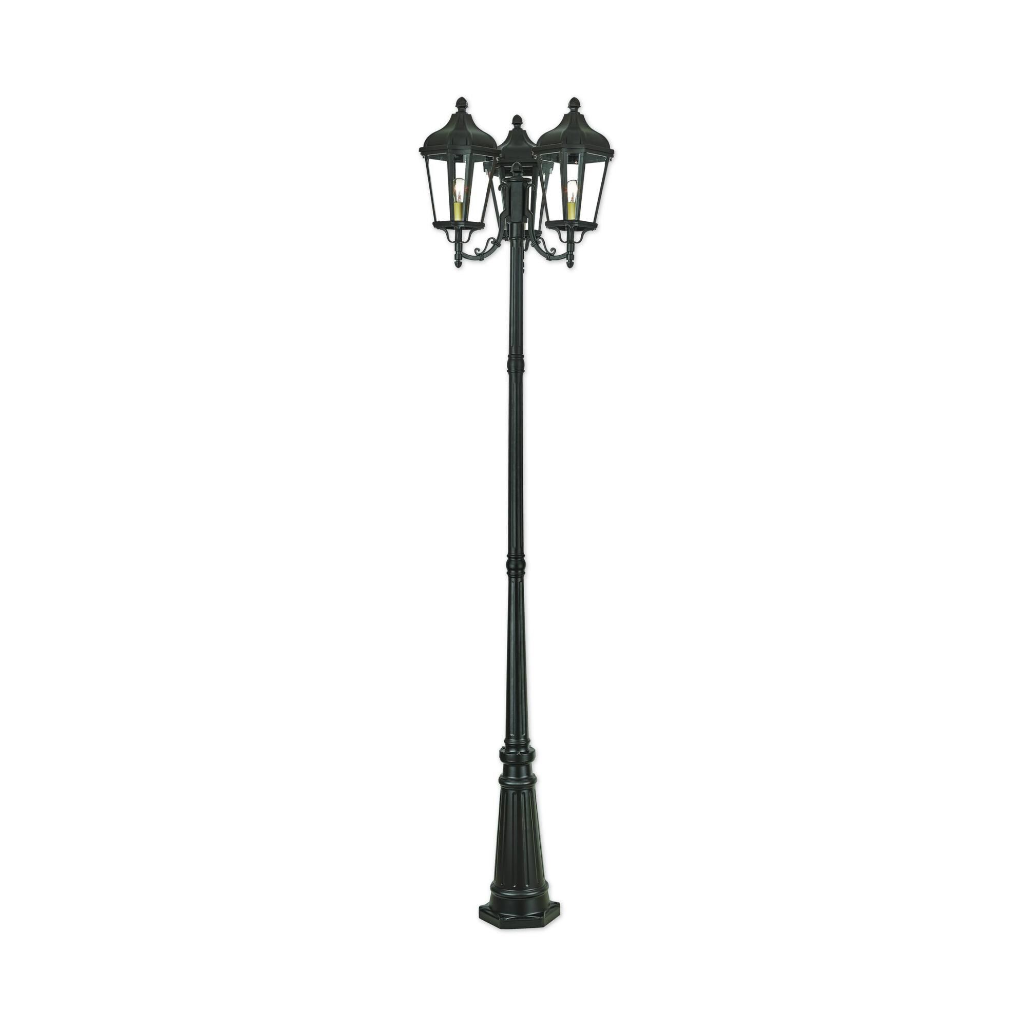 Morgan 100 Inch Tall 3 Light Outdoor Post Lamp by Livex Lighting