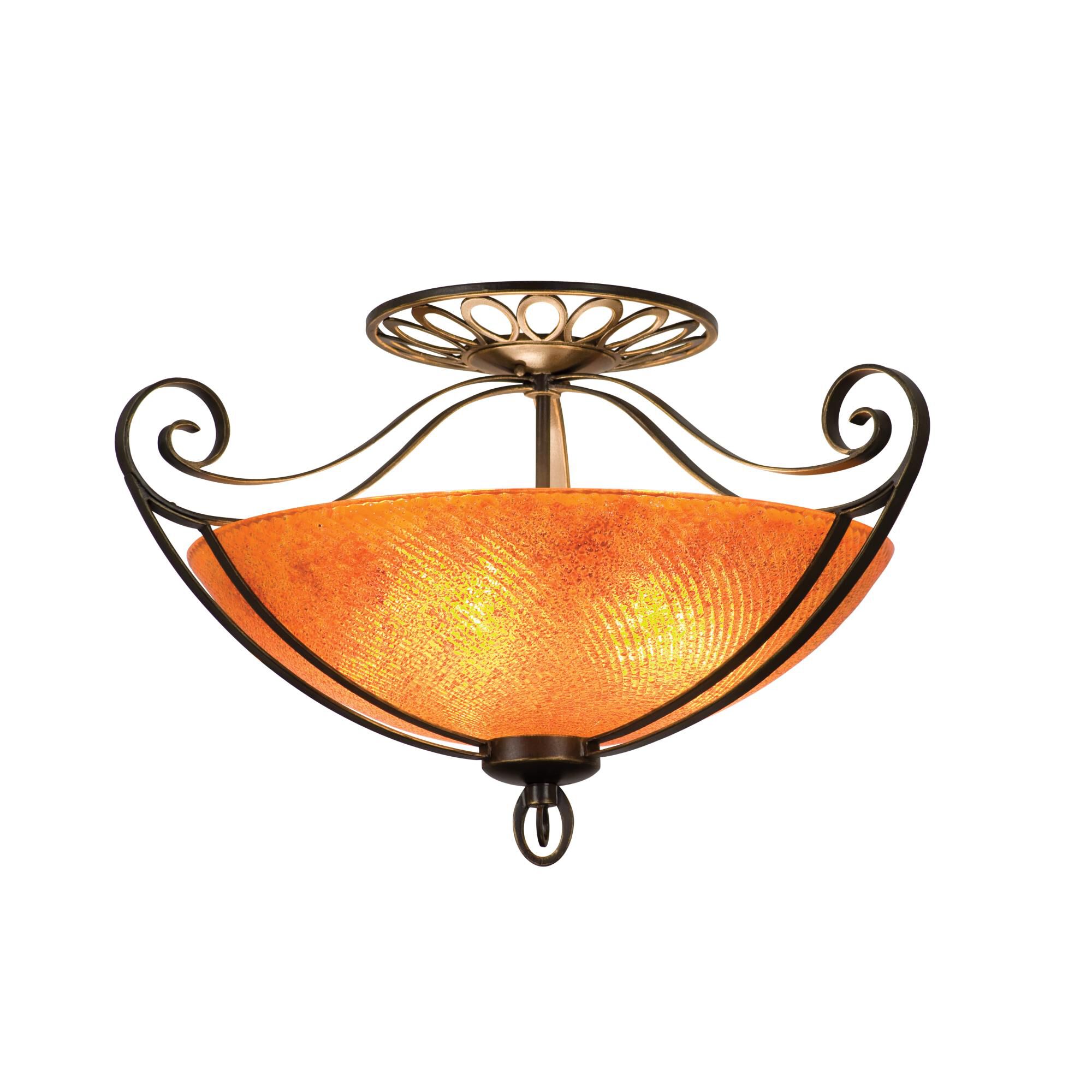 Mirabelle 31 Inch 5 Light Semi Flush Mount by Kalco Lighting