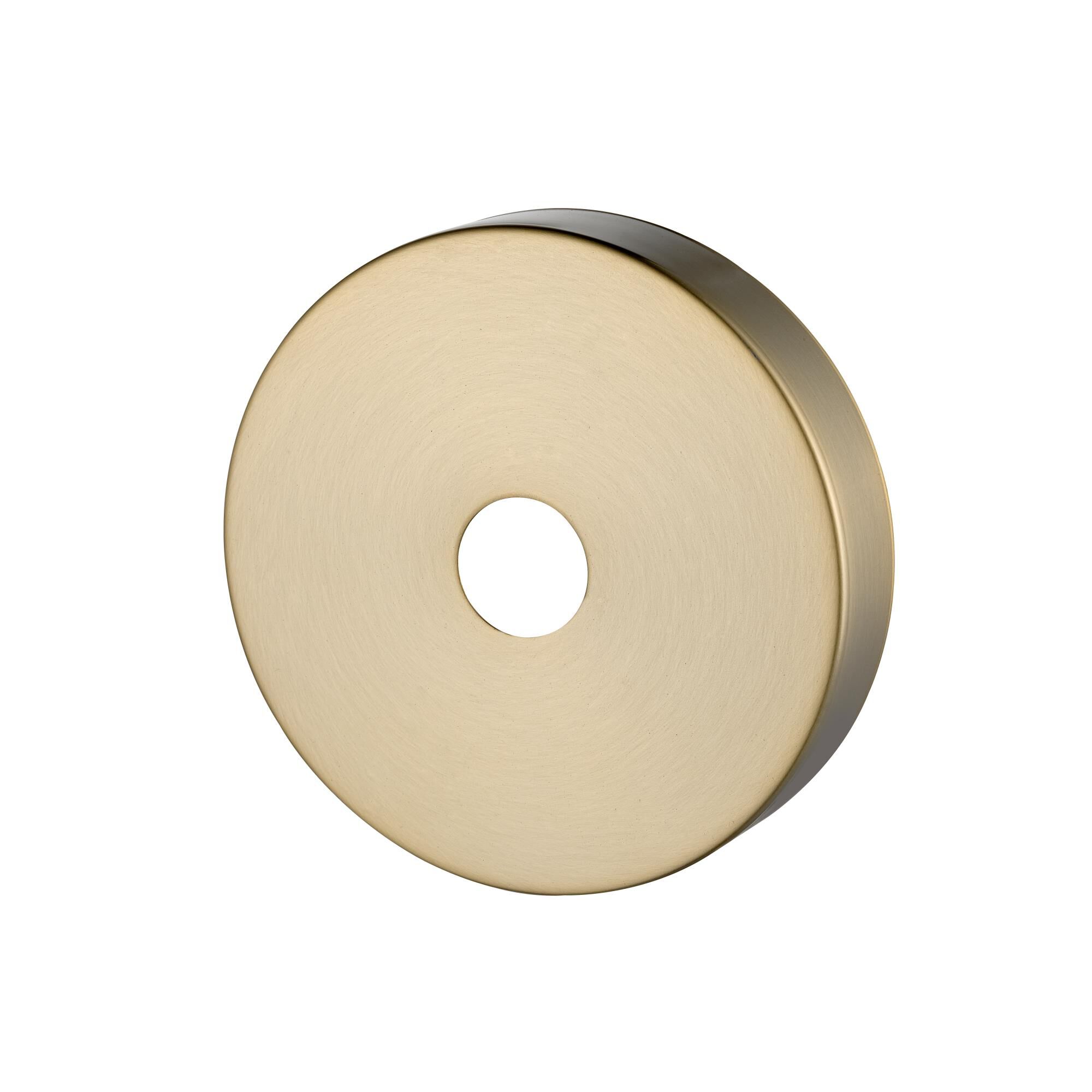 Shown in Modern Gold finish and Etched White glass