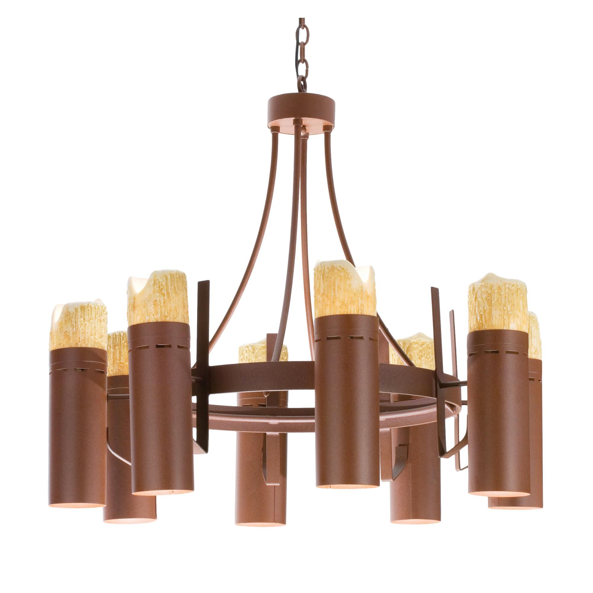 Candle Drop 36 Inch 8 Light Chandelier by Meyda Lighting