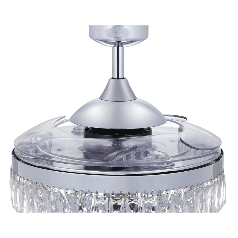 Veil 48 Inch Ceiling Fan with Light Kit by Beacon Lighting