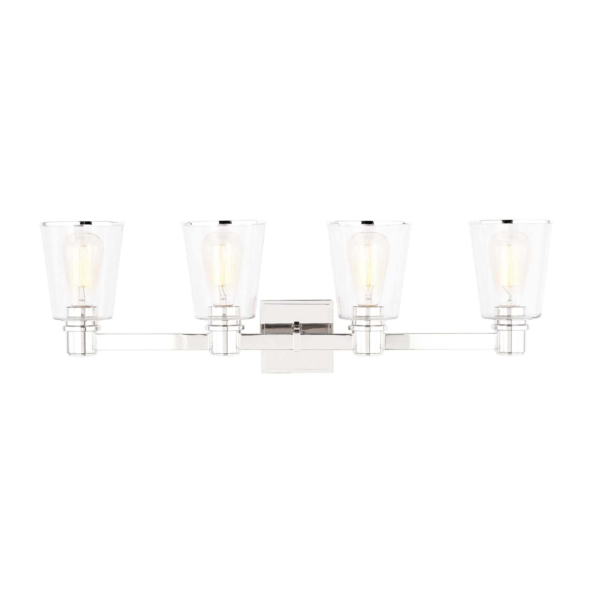 Chapman & Myers Alessa 31 Inch 4 Light Bath Vanity Light,