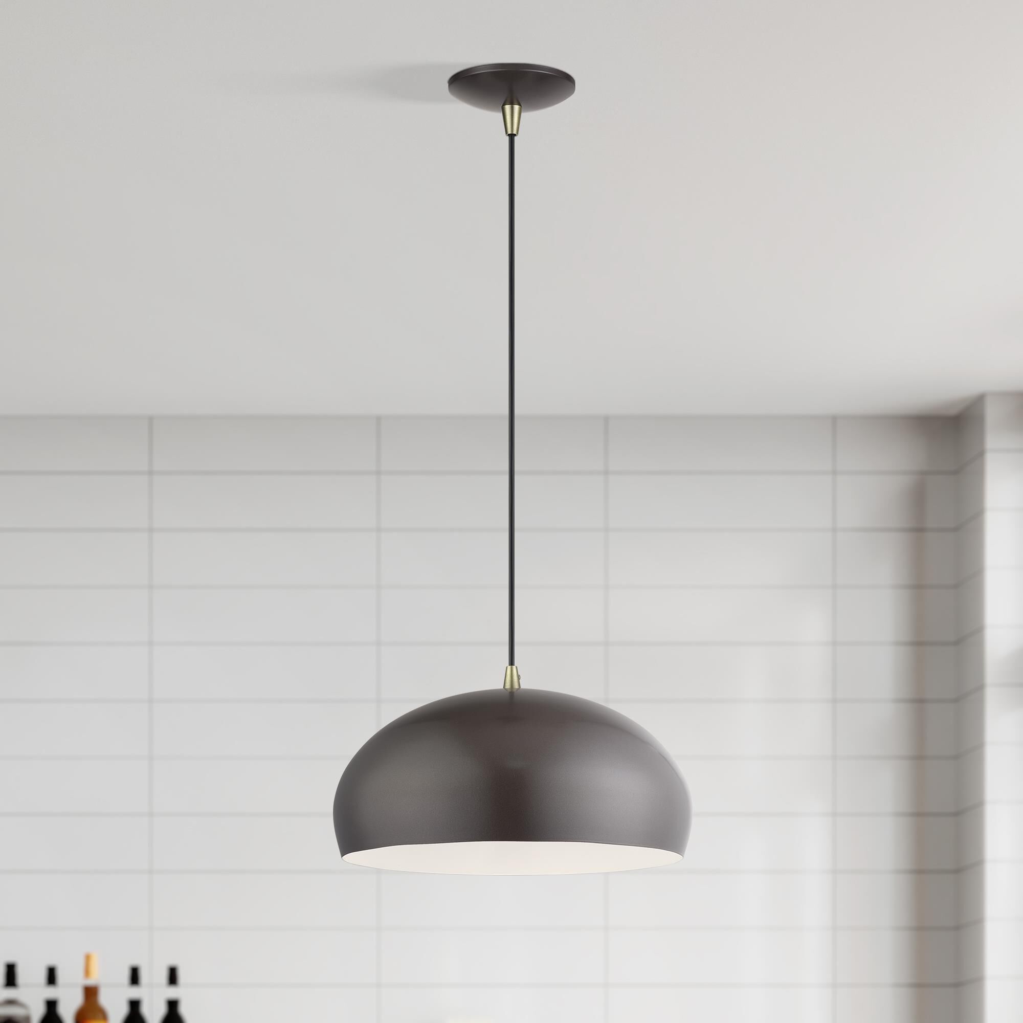 Domma 14 Inch Large Pendant by Livex Lighting