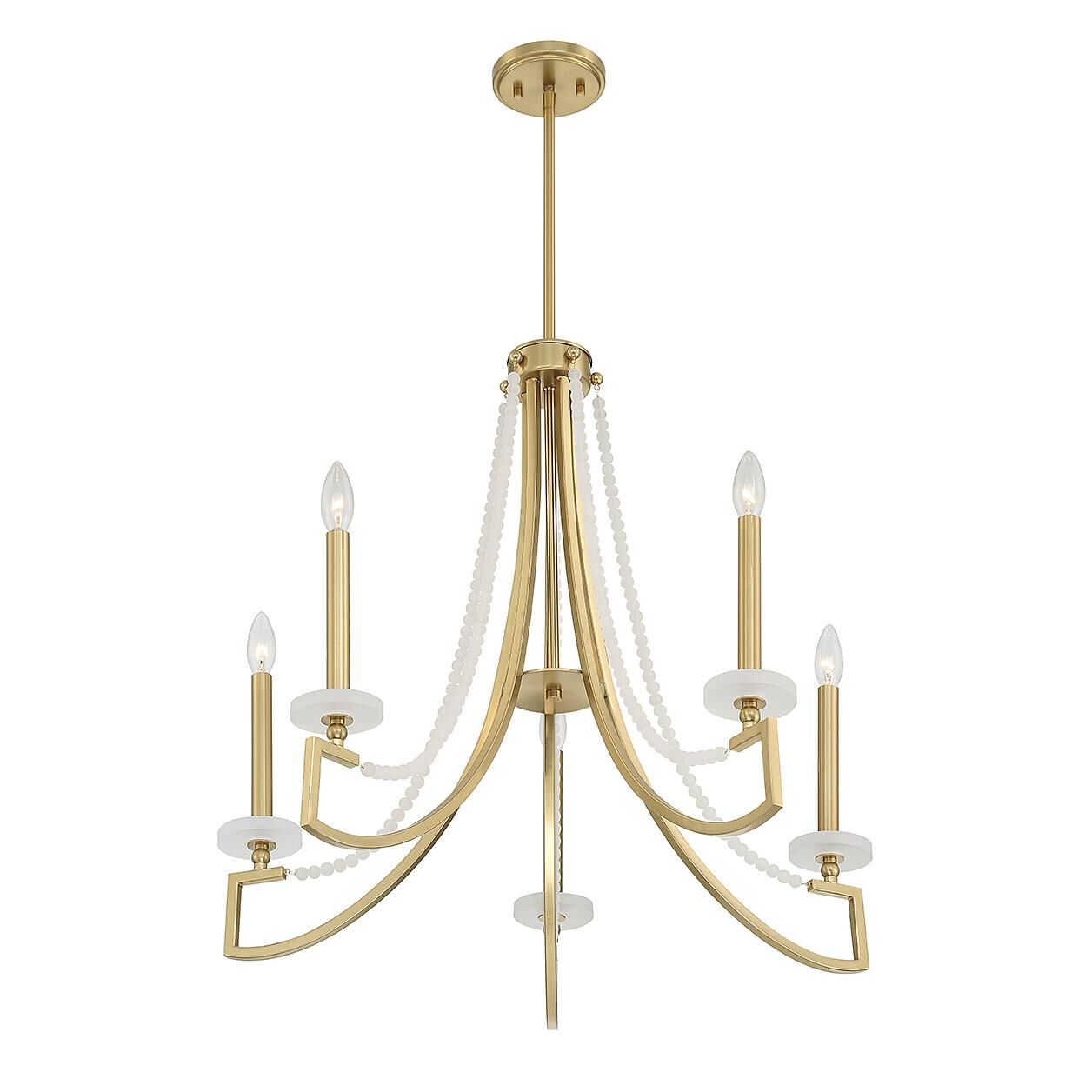 Helen 27 Inch 5 Light Chandelier by Savoy House