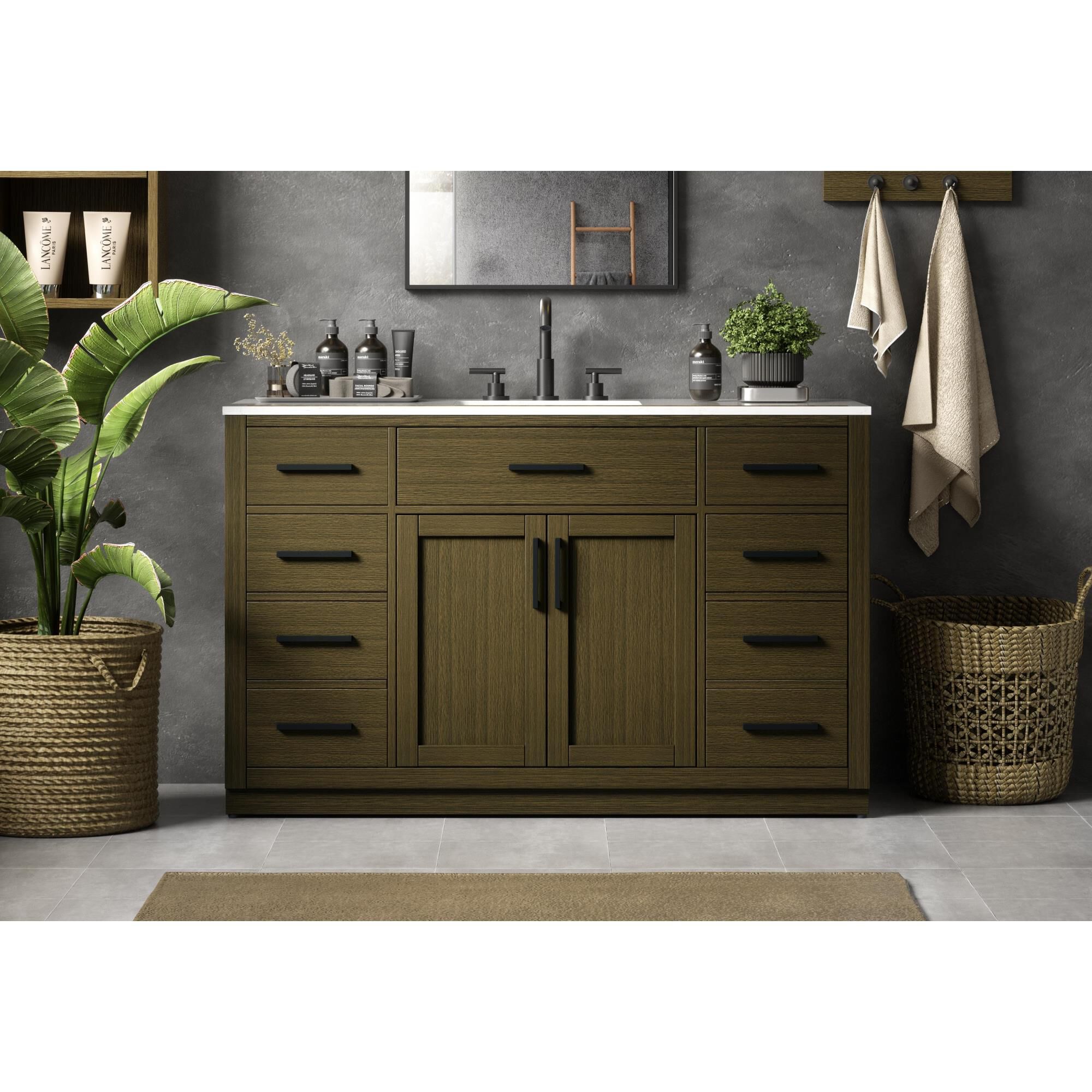 Alden 54 Inch Bath Vanity by Elegant Dcor