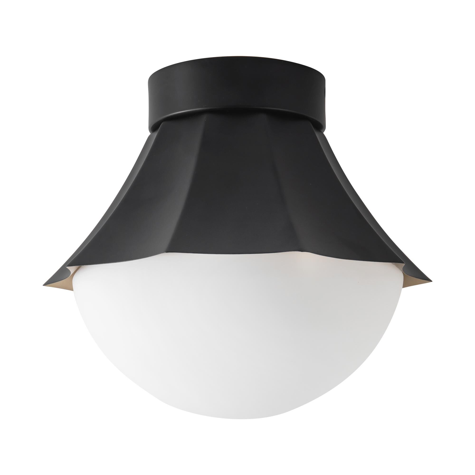Shown in Matte Black finish and Matte Opal glass