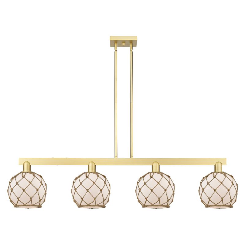Bruno Marashlian Farmhouse Rope 51 Inch Linear Suspension Light by Innovations Lighting