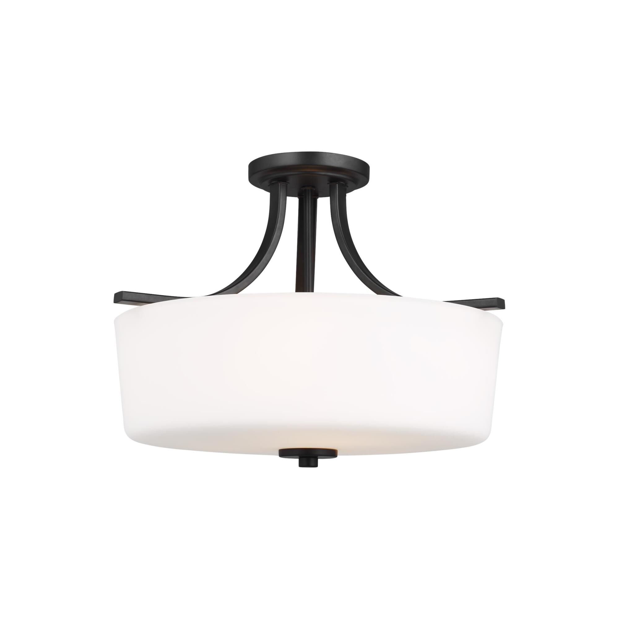 Shown in Midnight Black finish and Etched / White Inside glass