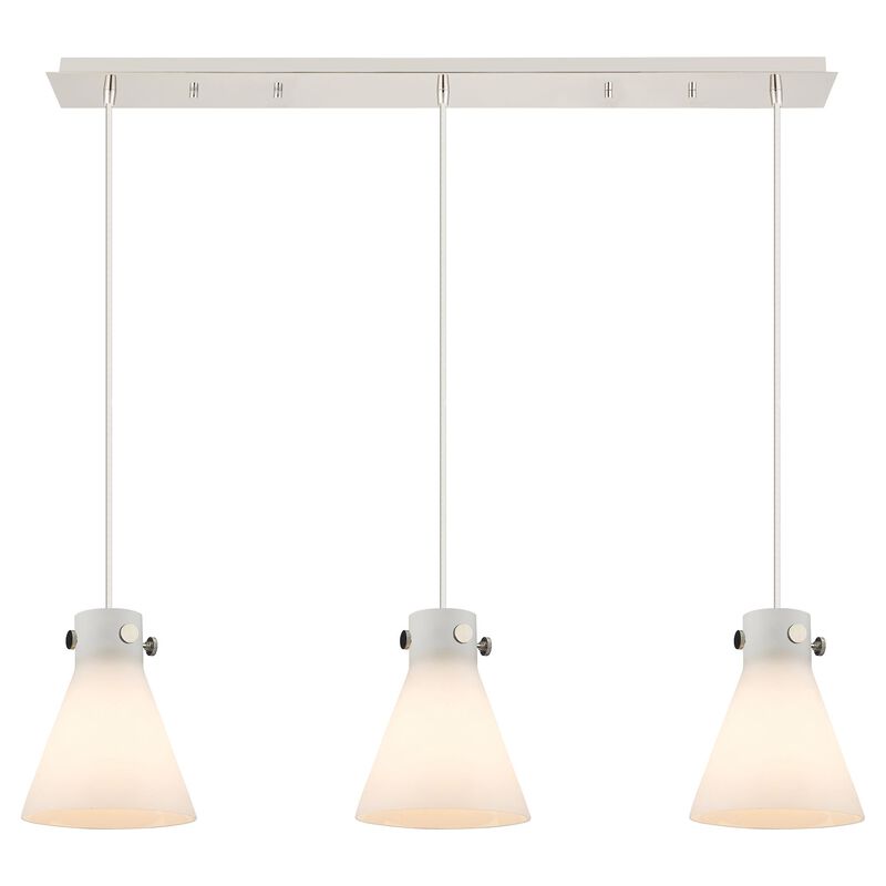Bruno Marashlian Newton Cone 39 Inch 3 Light Linear Suspension Light by Innovations Lighting