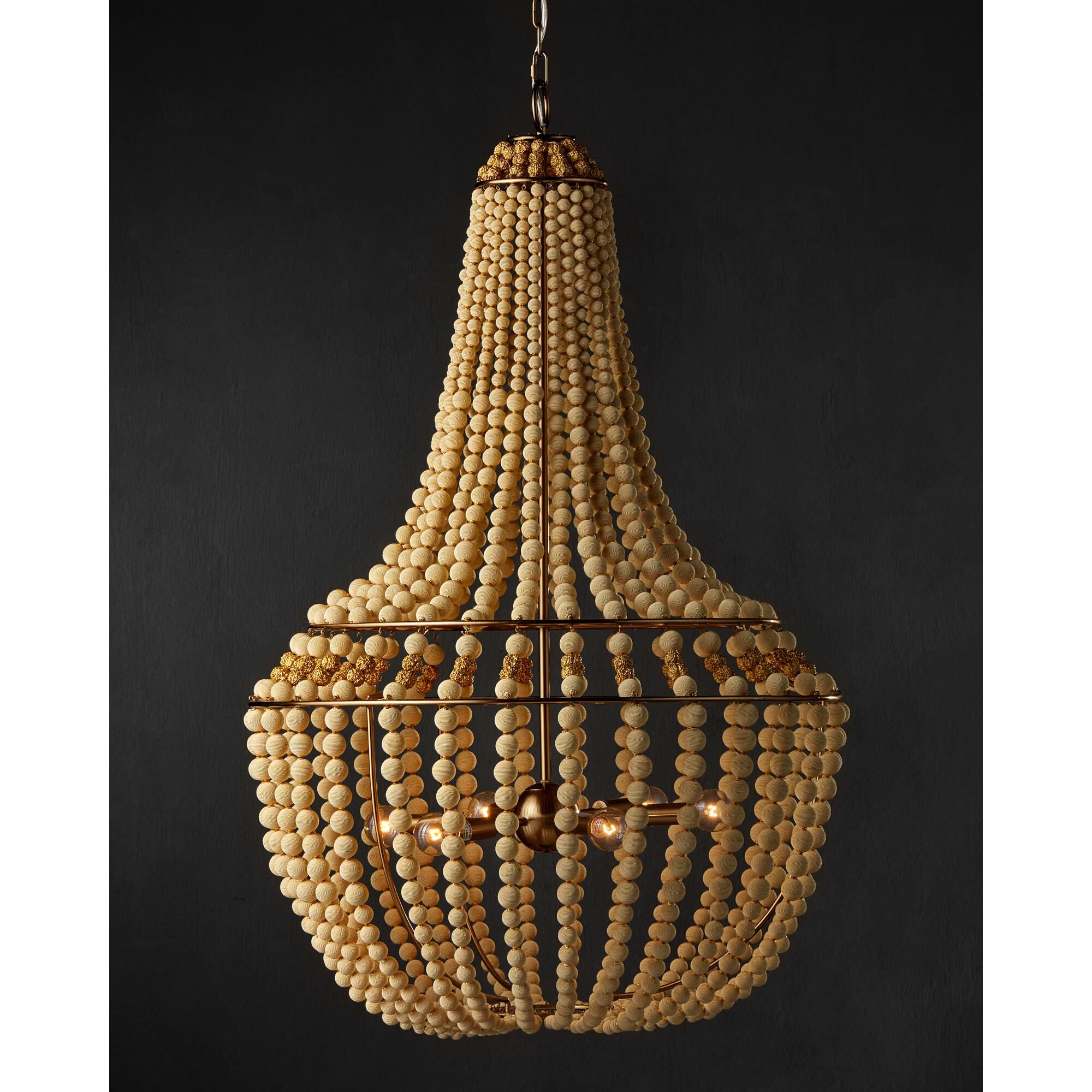 Penelope 27 Inch Chandelier by Currey and Company