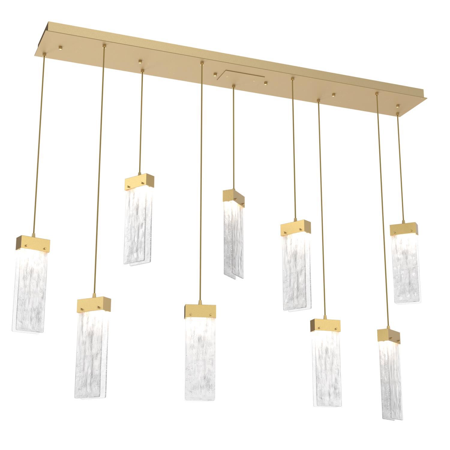 Parallel 64 Inch 9 Light LED Linear Suspension Light by Hammerton Studio