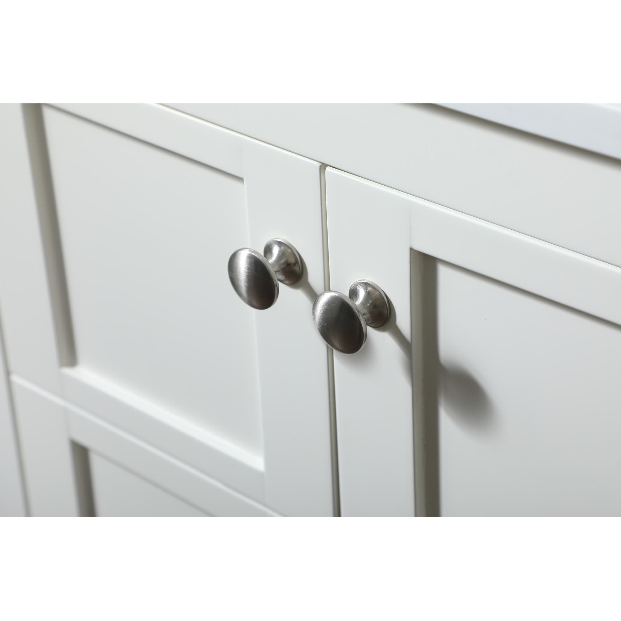 Shown in White finish