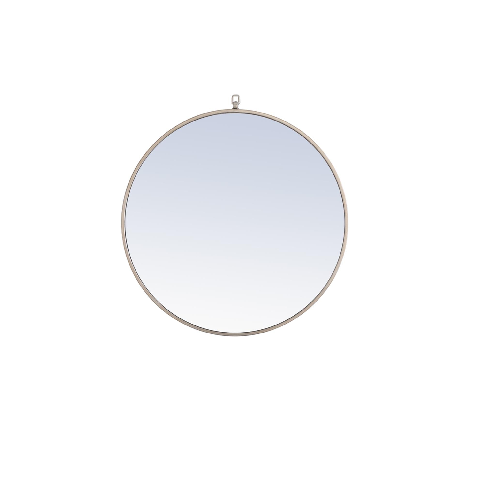 Shown in Silver finish and Clear Mirror Beveled glass