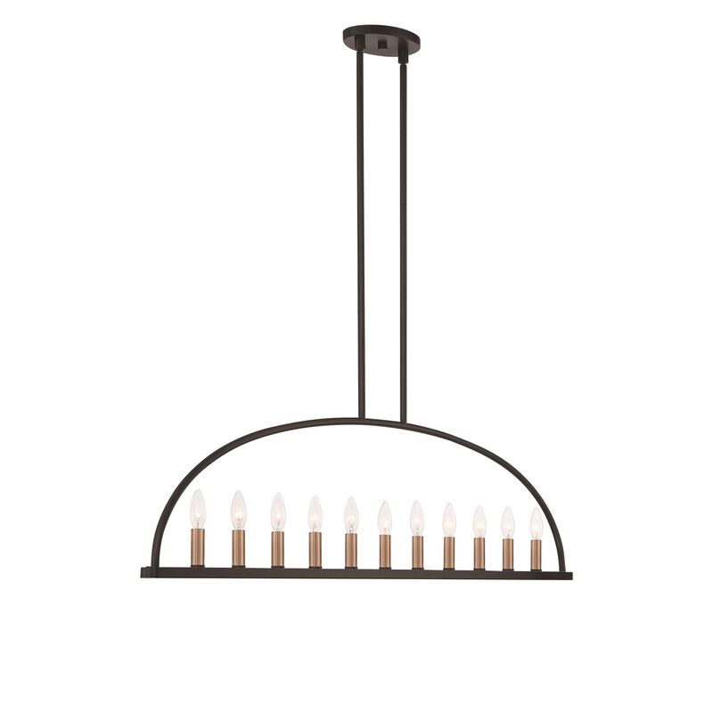 Abbott 54 Inch Linear Chandelier by Crystorama